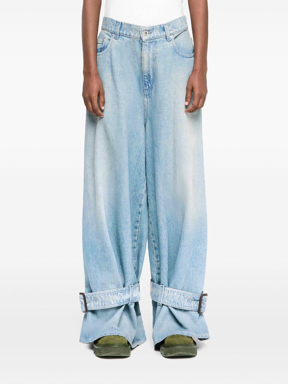 buckled jeans Product Image