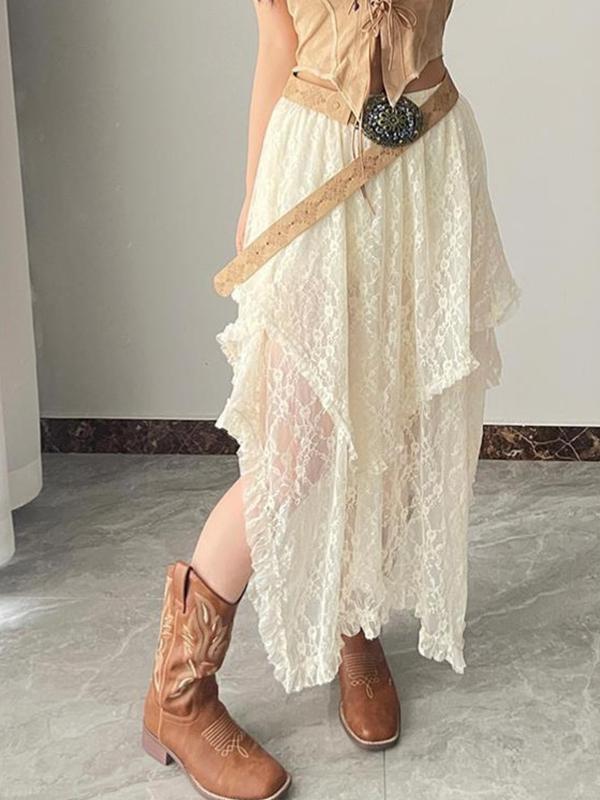 Boho Irregular Maxi Skirt Product Image