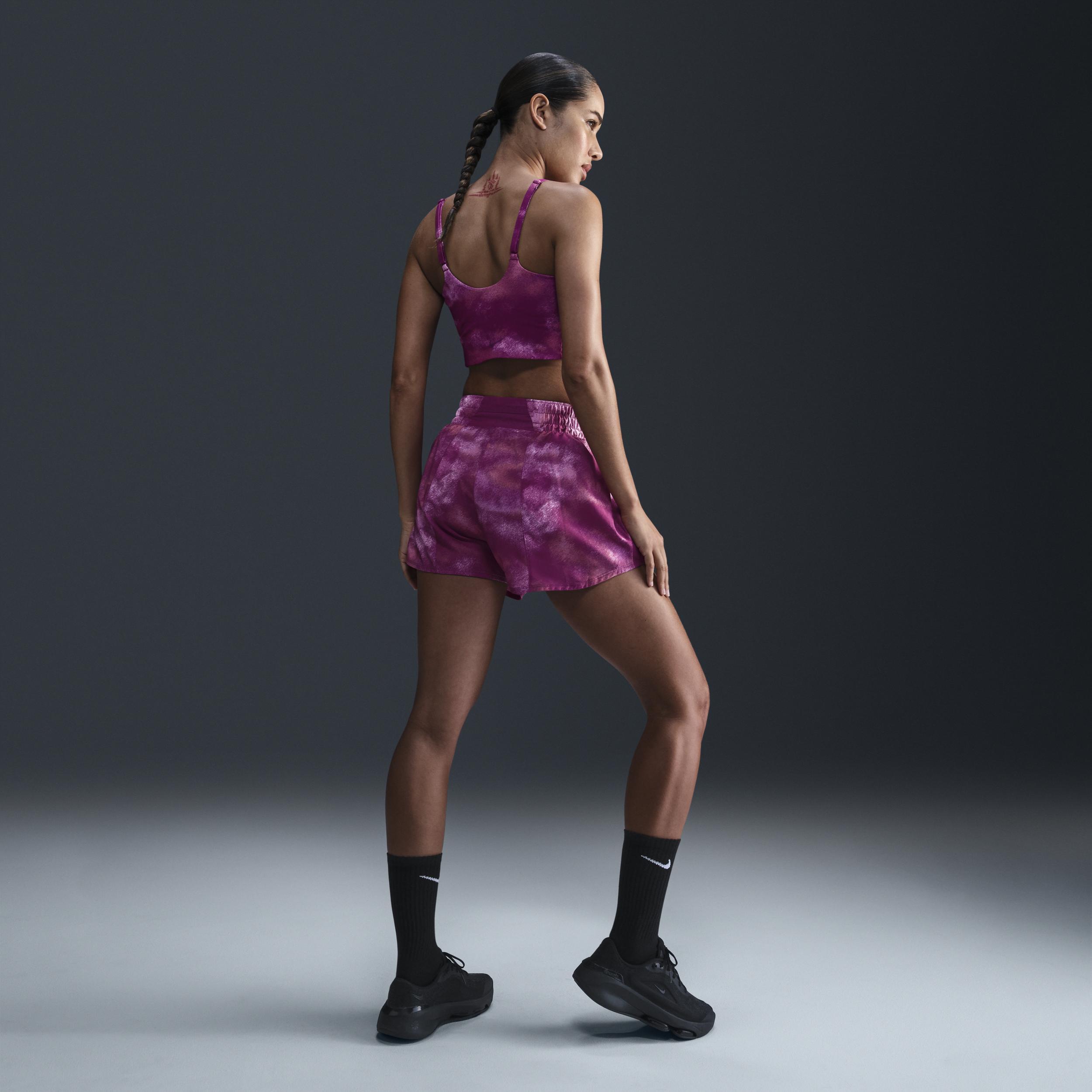 Nike One Convertible Women's Light-Support Lightly Lined Longline Printed Sports Bra Product Image
