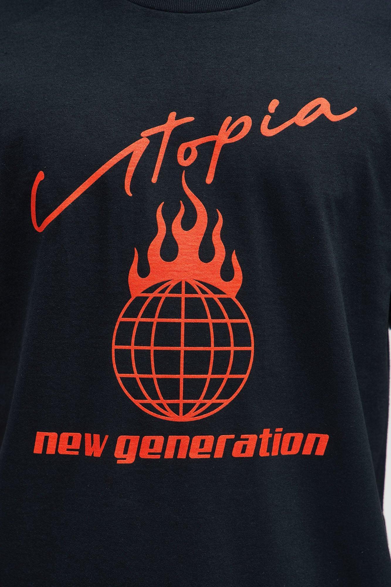 Utopia New Generation Short Sleeve Tee - Black Product Image