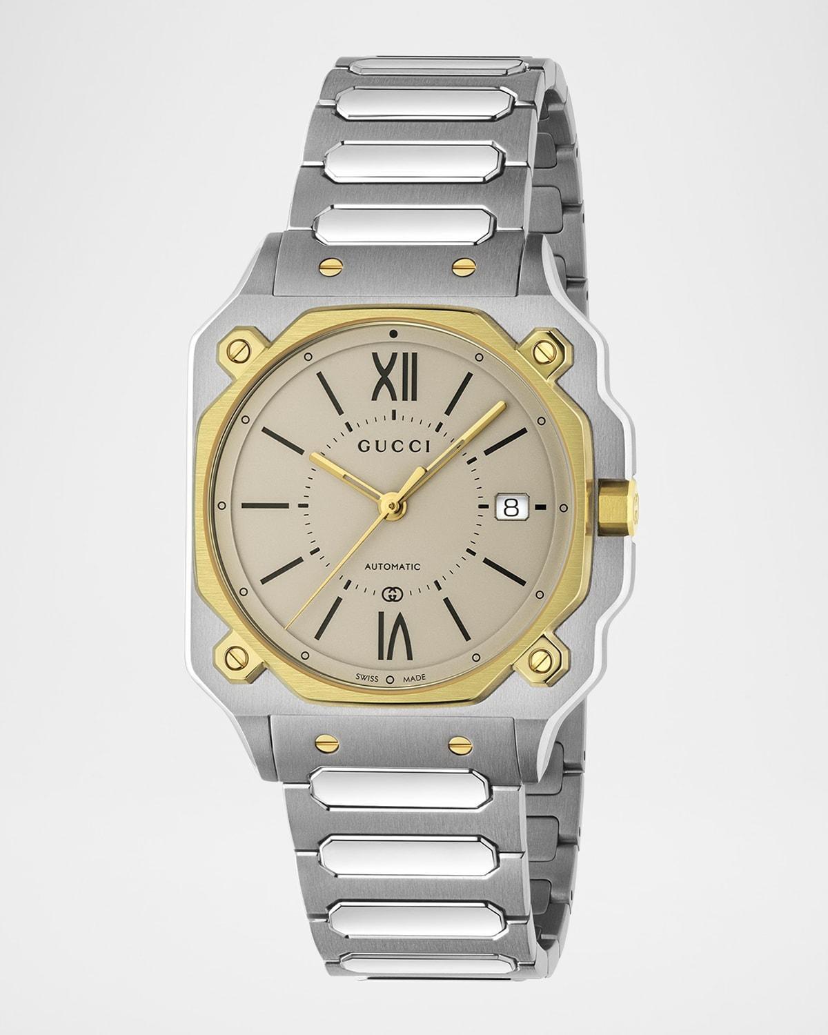 Mens G-Flat Two-Tone Bracelet Watch, 36mm Product Image