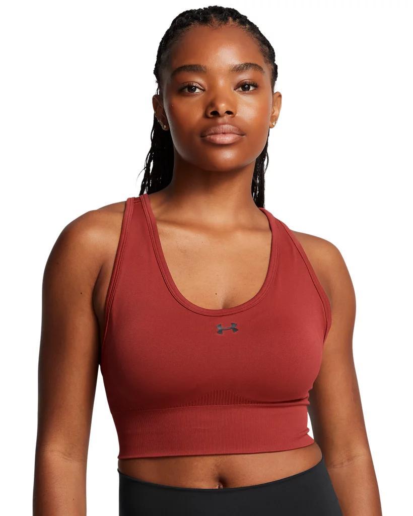 UA Vanish Seamless Womens Mid Sports Bra Product Image