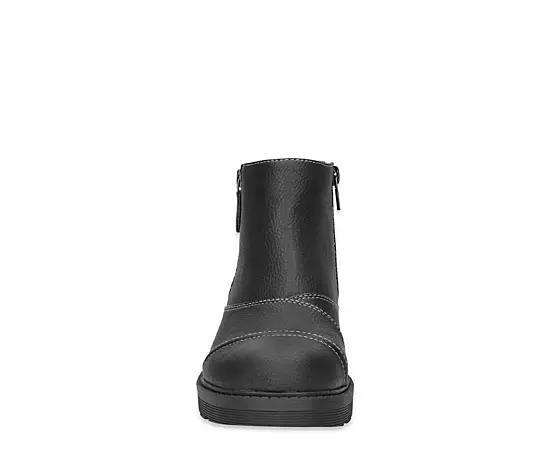 Aliah Easy Works by Easy Street Women's Slip Resistant Ankle Boots, Size: 8.5 Wide, Black Product Image