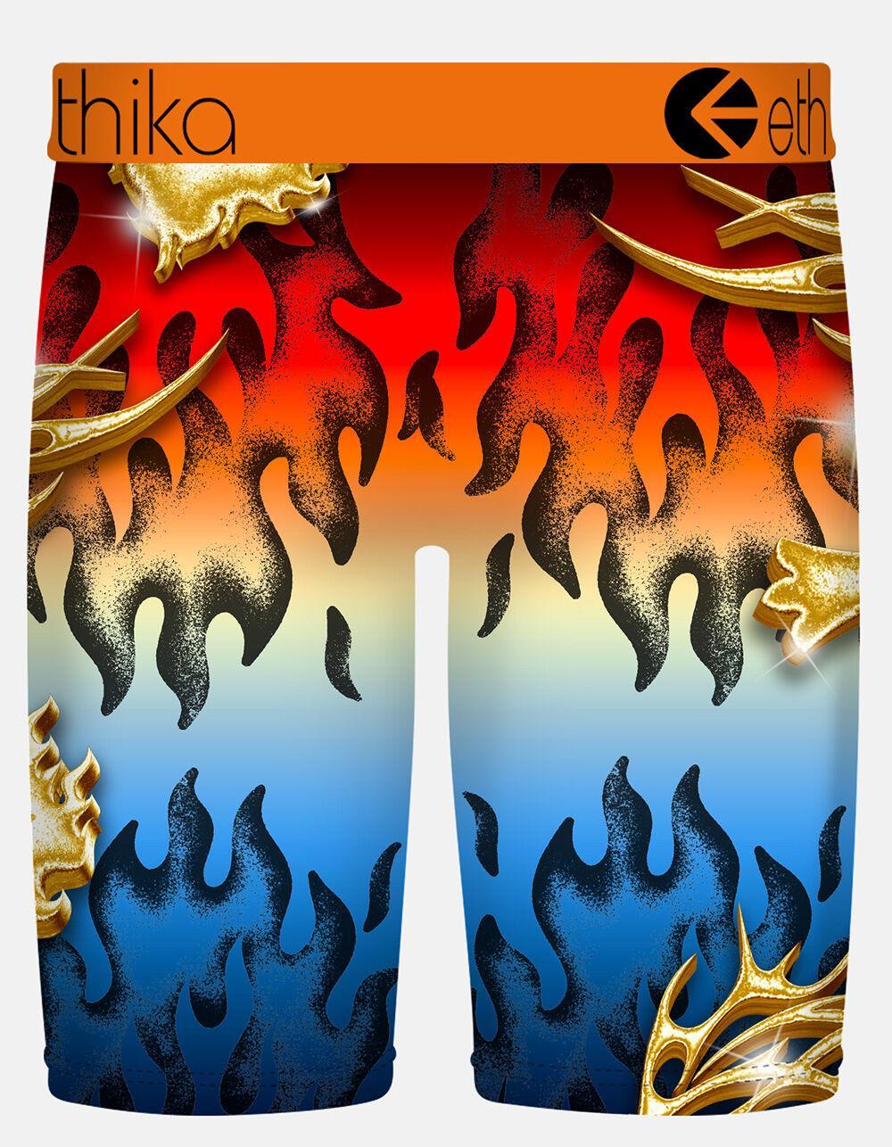 ETHIKA Cold Hearts Staple Mens Boxer Briefs.  - MULTI Product Image