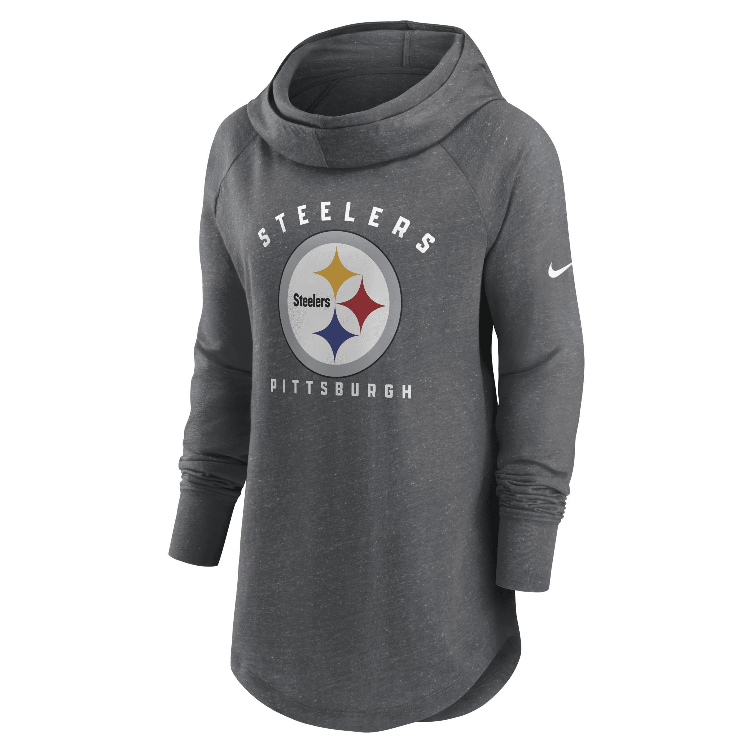 Womens Nike Cleveland s Minimal Statement Lightweight Raglan Funnel Neck Pullover Hoodie Product Image