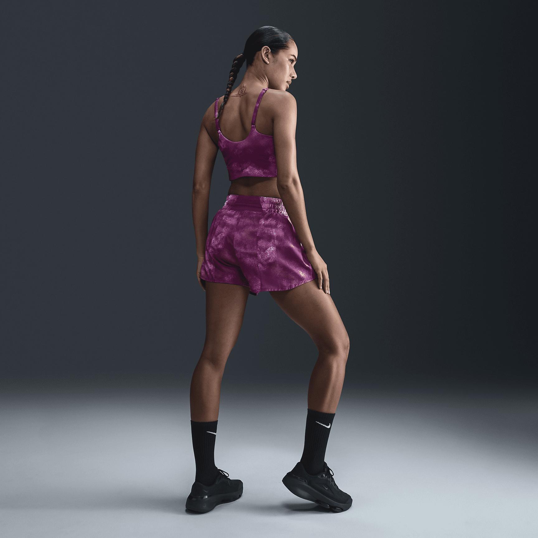 Nike One Convertible Women's Light-Support Lightly Lined Longline Printed Sports Bra Product Image
