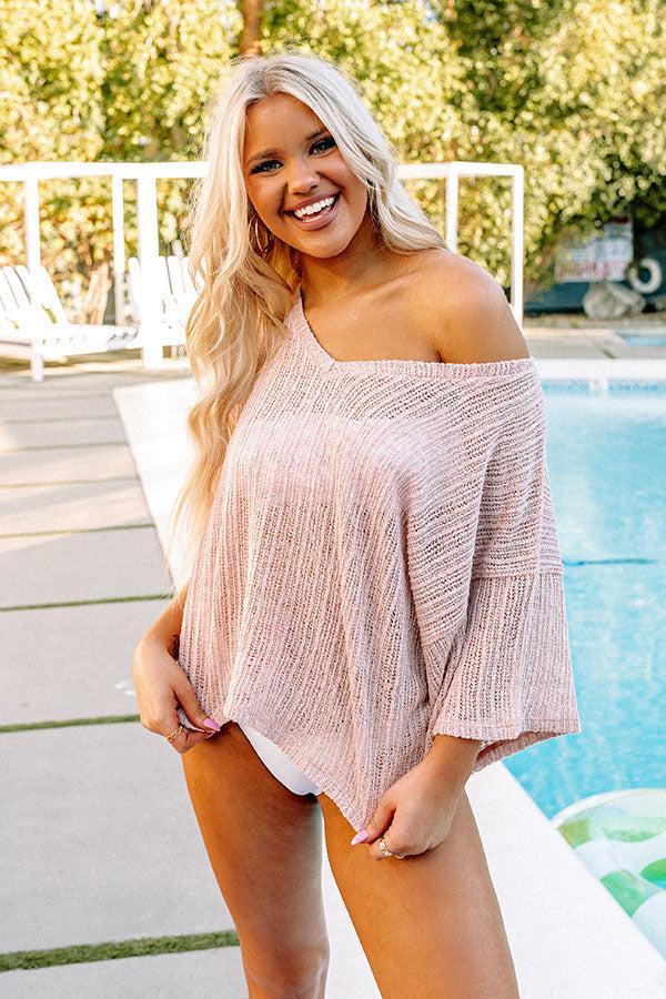 The Branchley High Waist Shorts In Blush Product Image