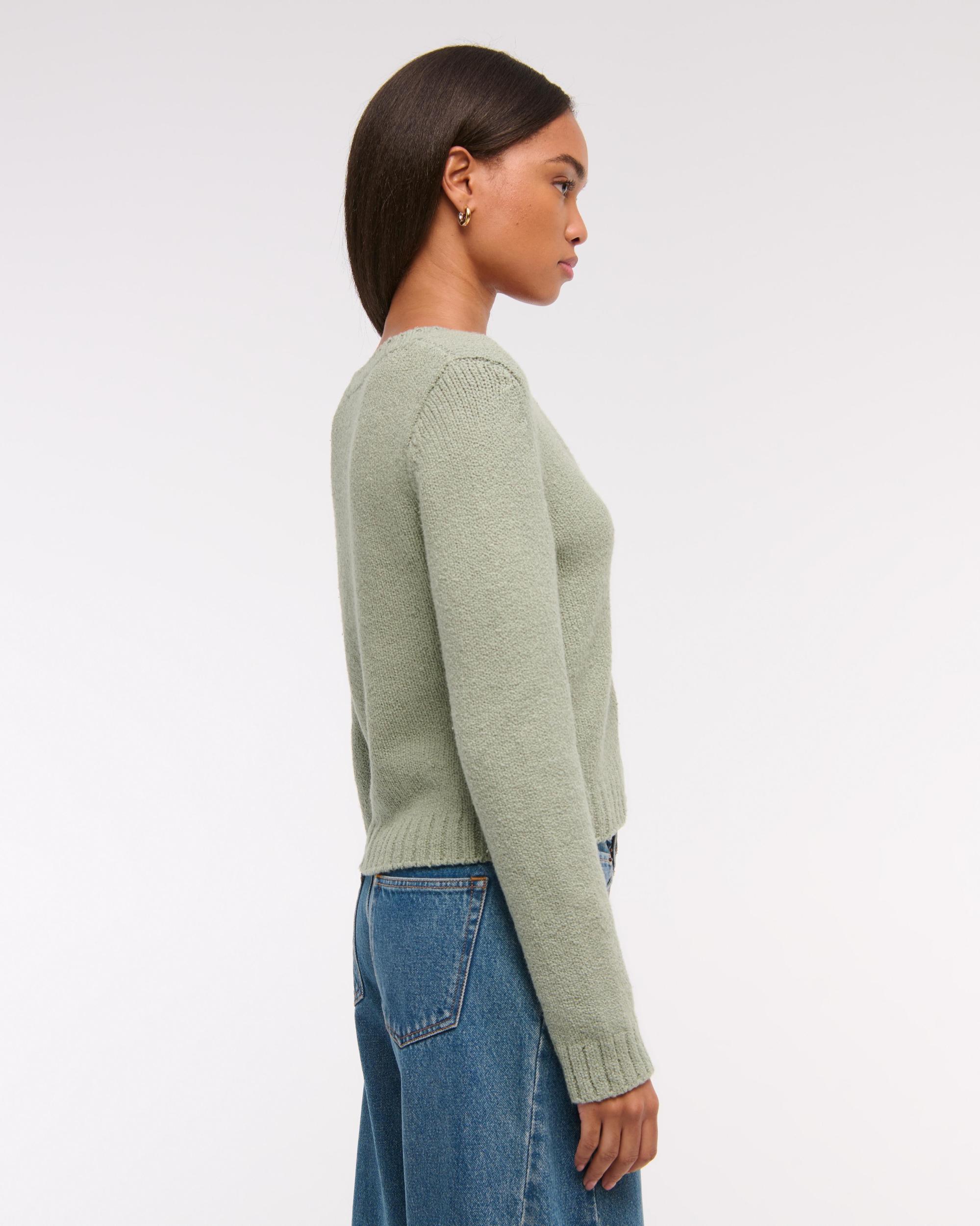 Textural Y-Neck Cardigan Product Image
