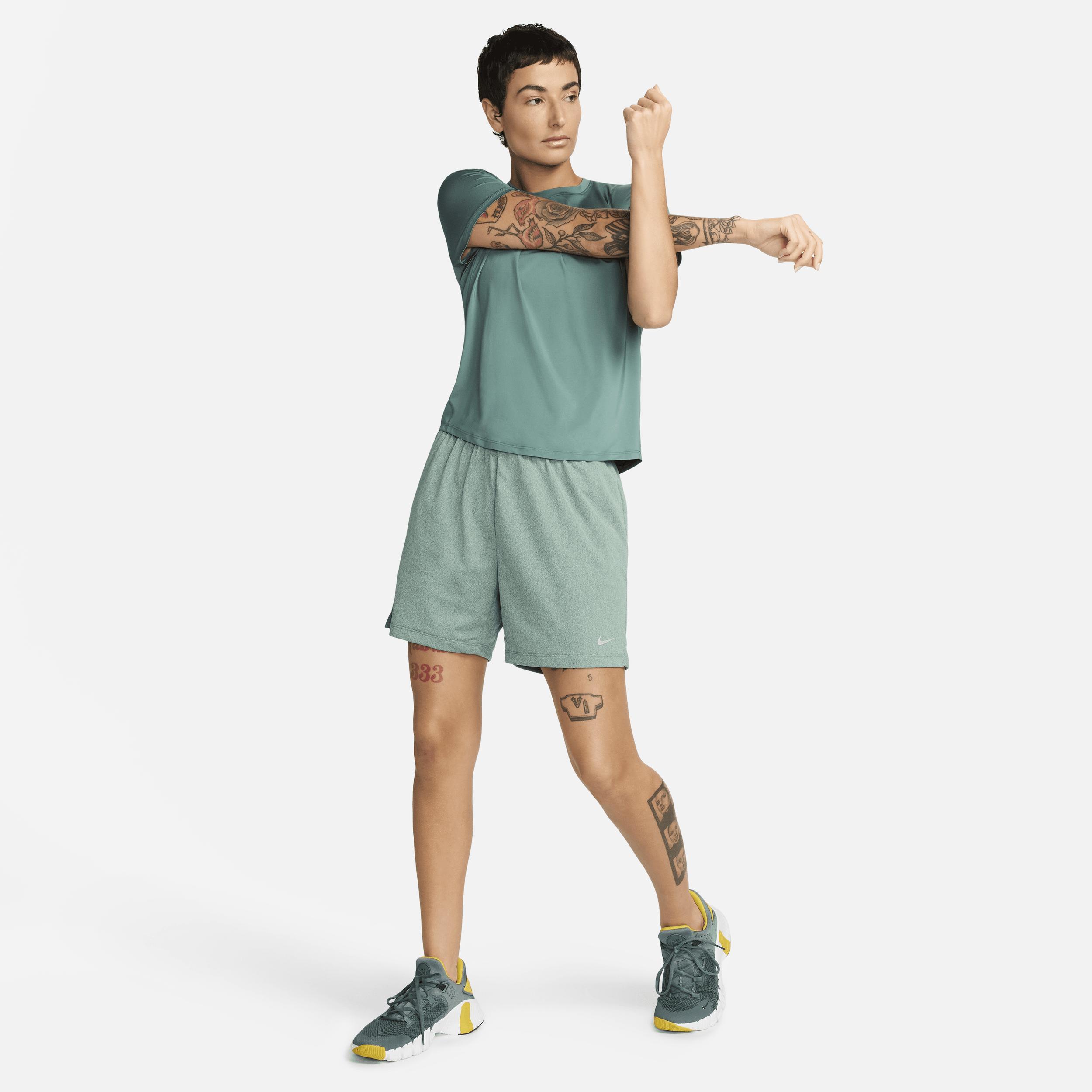 Nike Womens Attack Dri-FIT Fitness Mid-Rise 5 Unlined Shorts Product Image