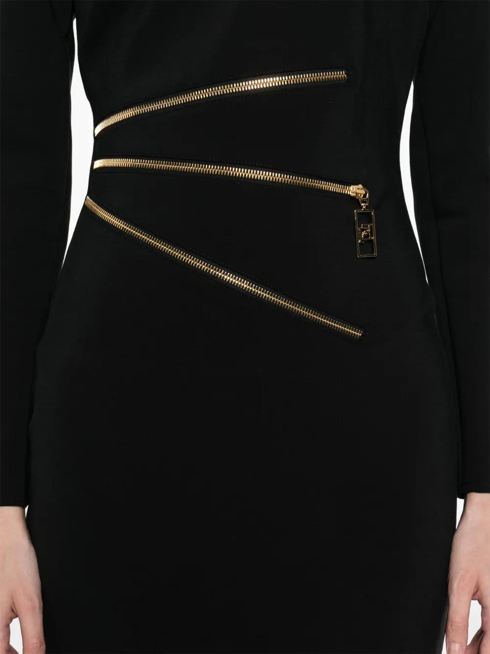 zip-detailed mini dress Product Image
