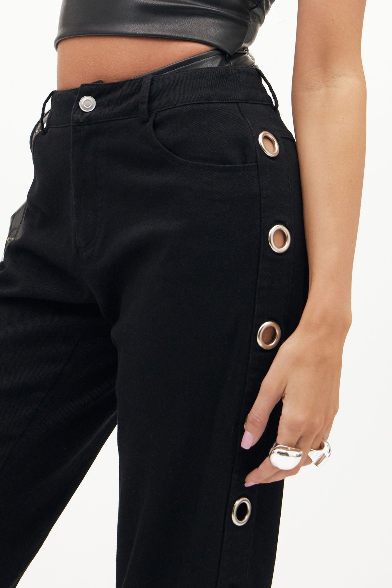Time To Go Wide Leg Pant - Black Product Image