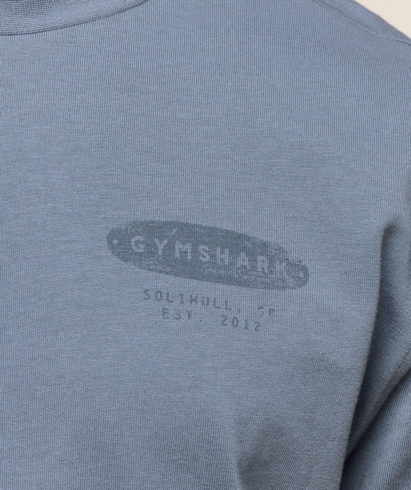 Gymshark For The Lifters Boxy T-Shirt - Iron Blue Male Product Image
