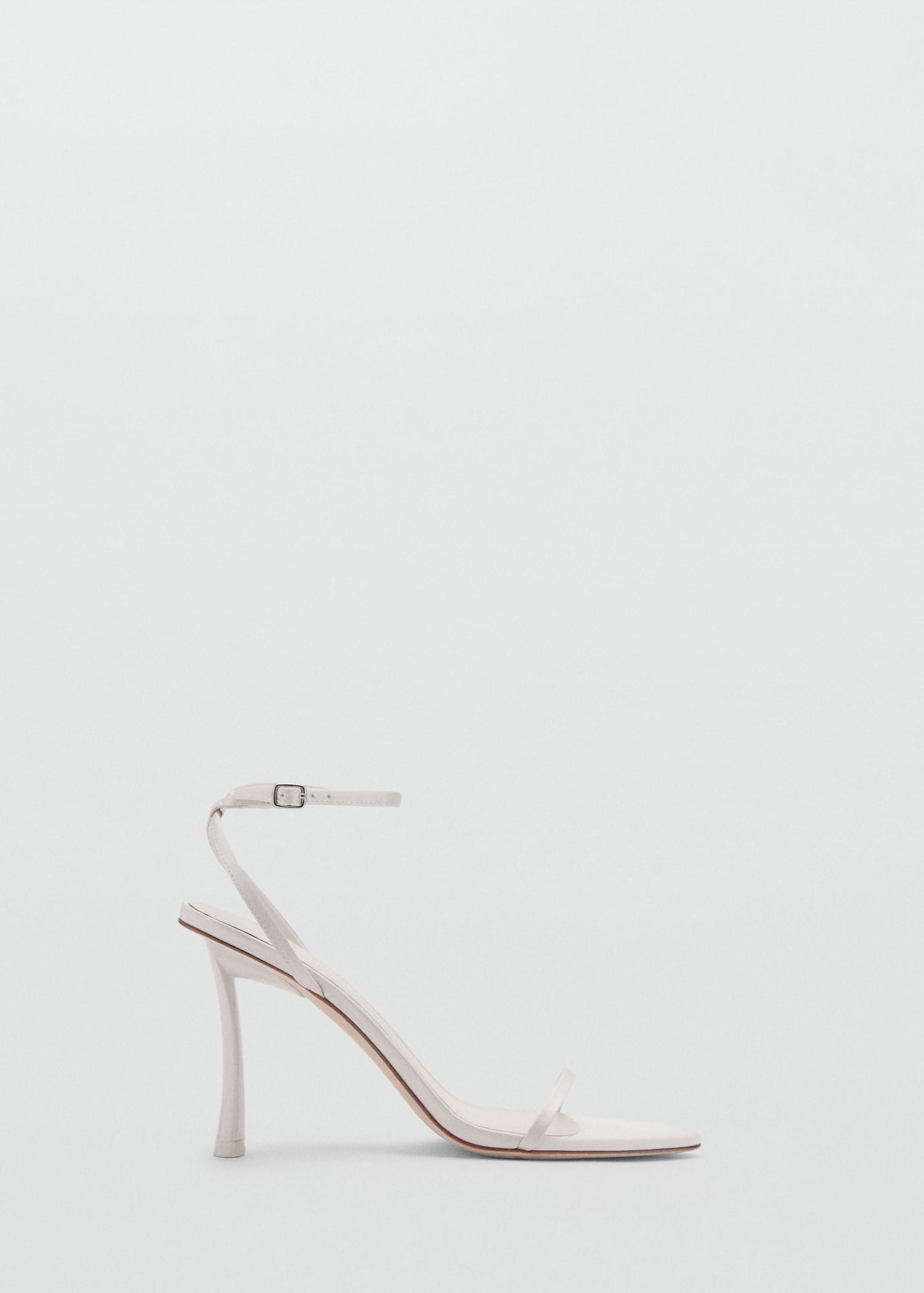 Heel leather sandals - Women | MANGO USA Product Image