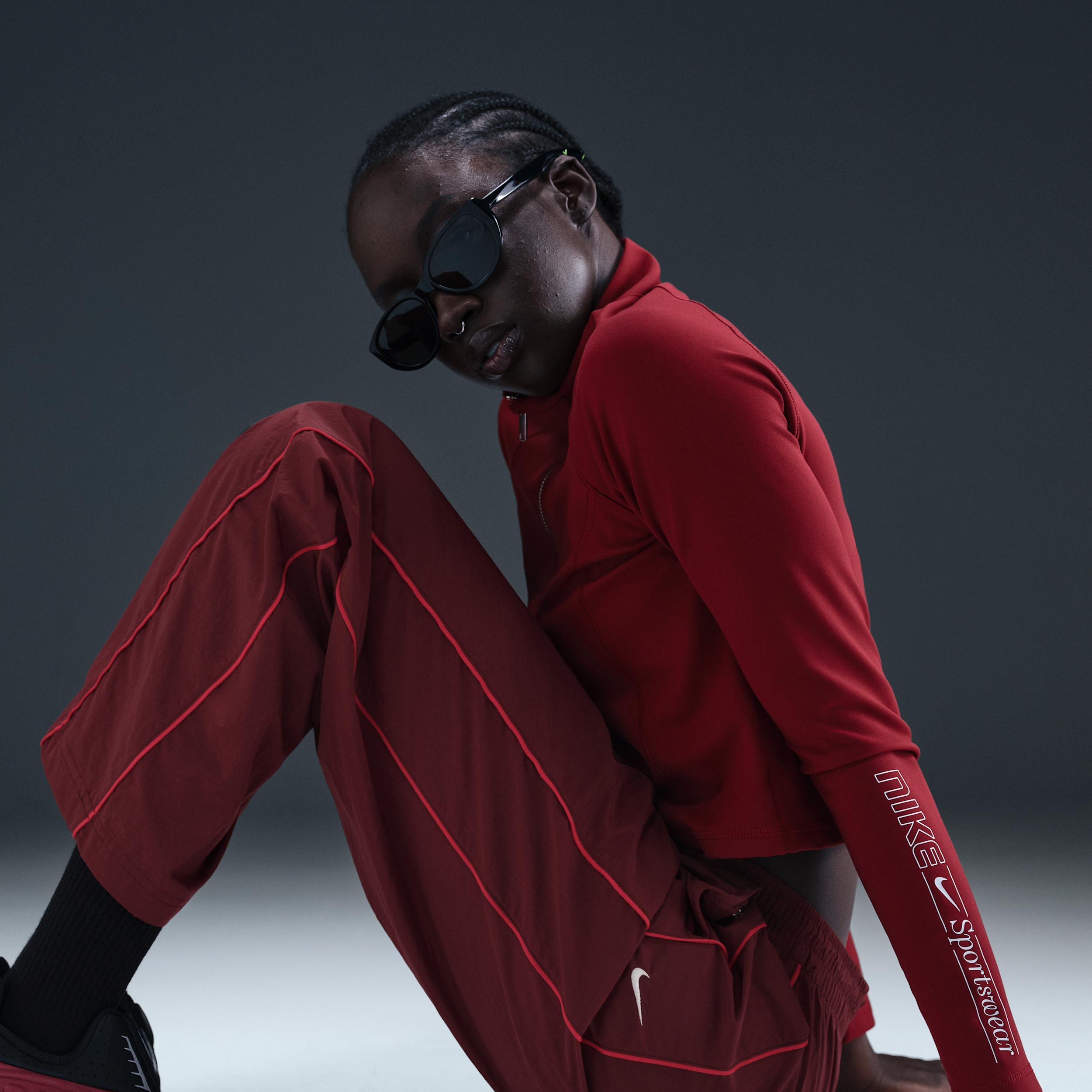 Nike Windrunner Women's High-Waisted Woven Open-Hem Pants Product Image