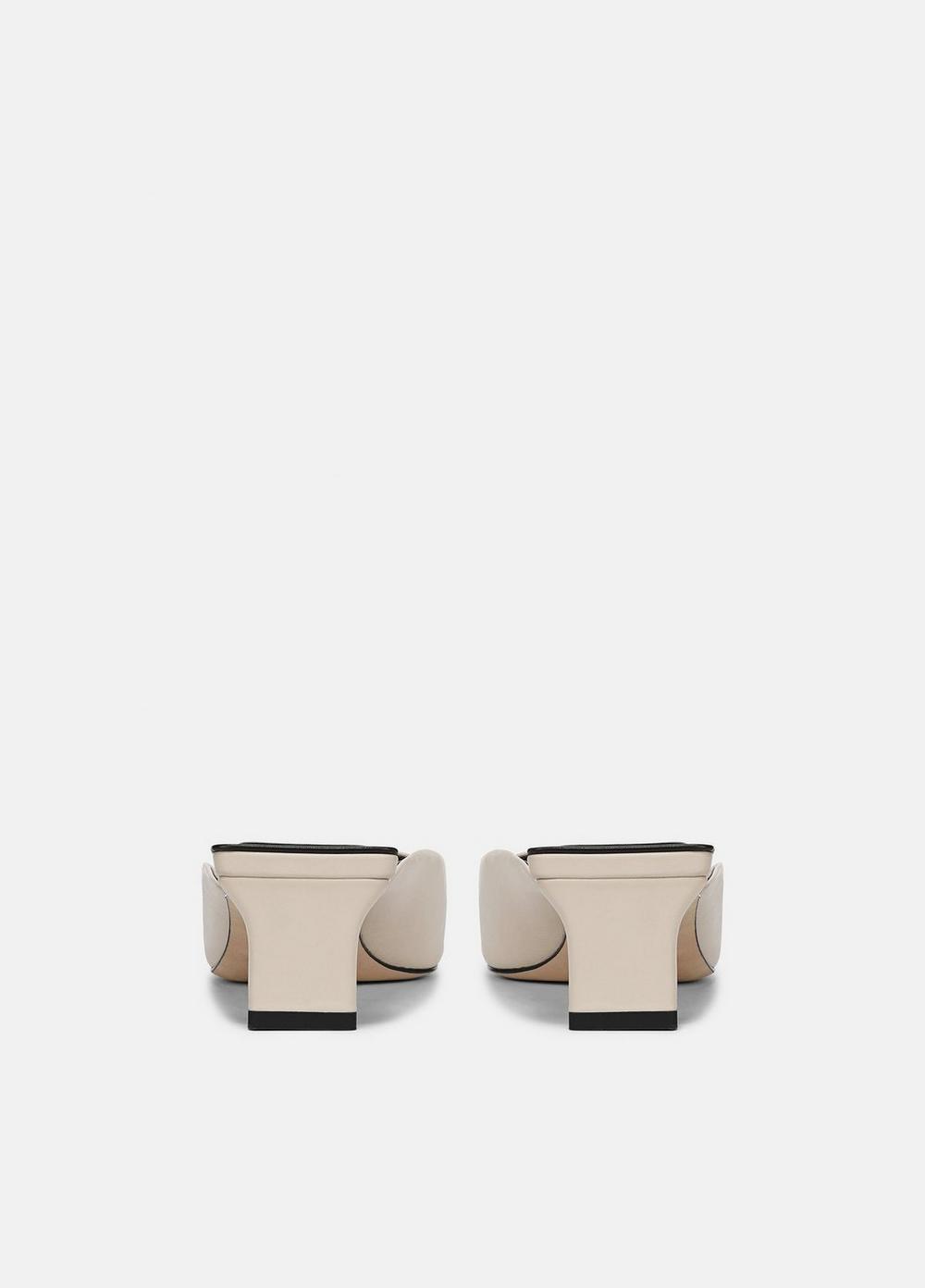 Womens Electra Leather Mule, Flax, Size 8.5 Vince Product Image