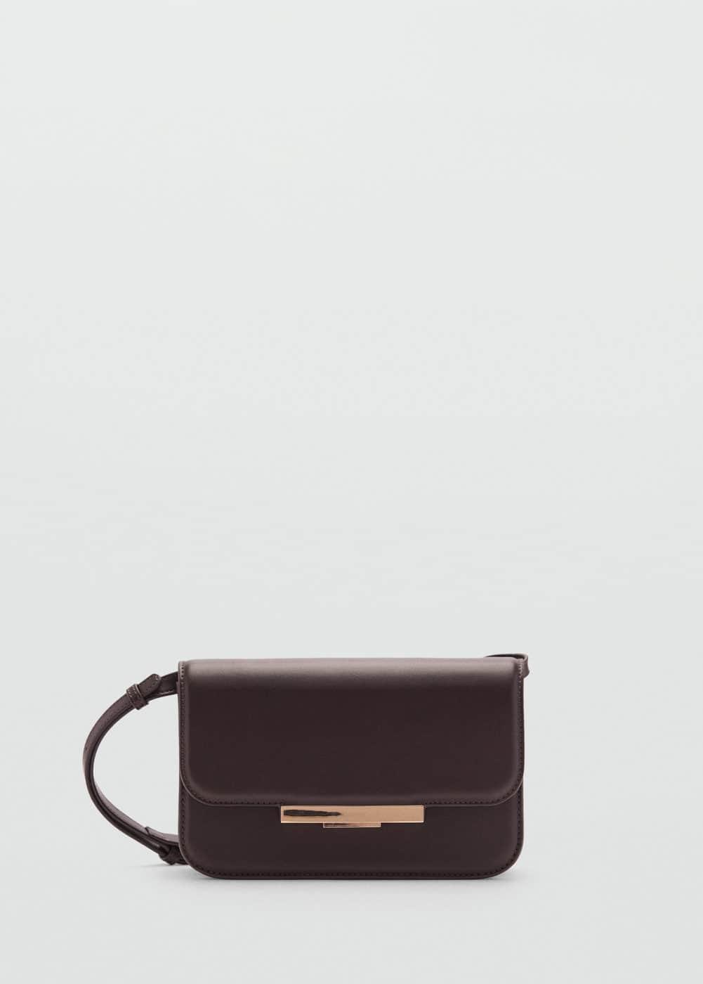 Mango Womens Flap Detail Crossbody Bag Product Image