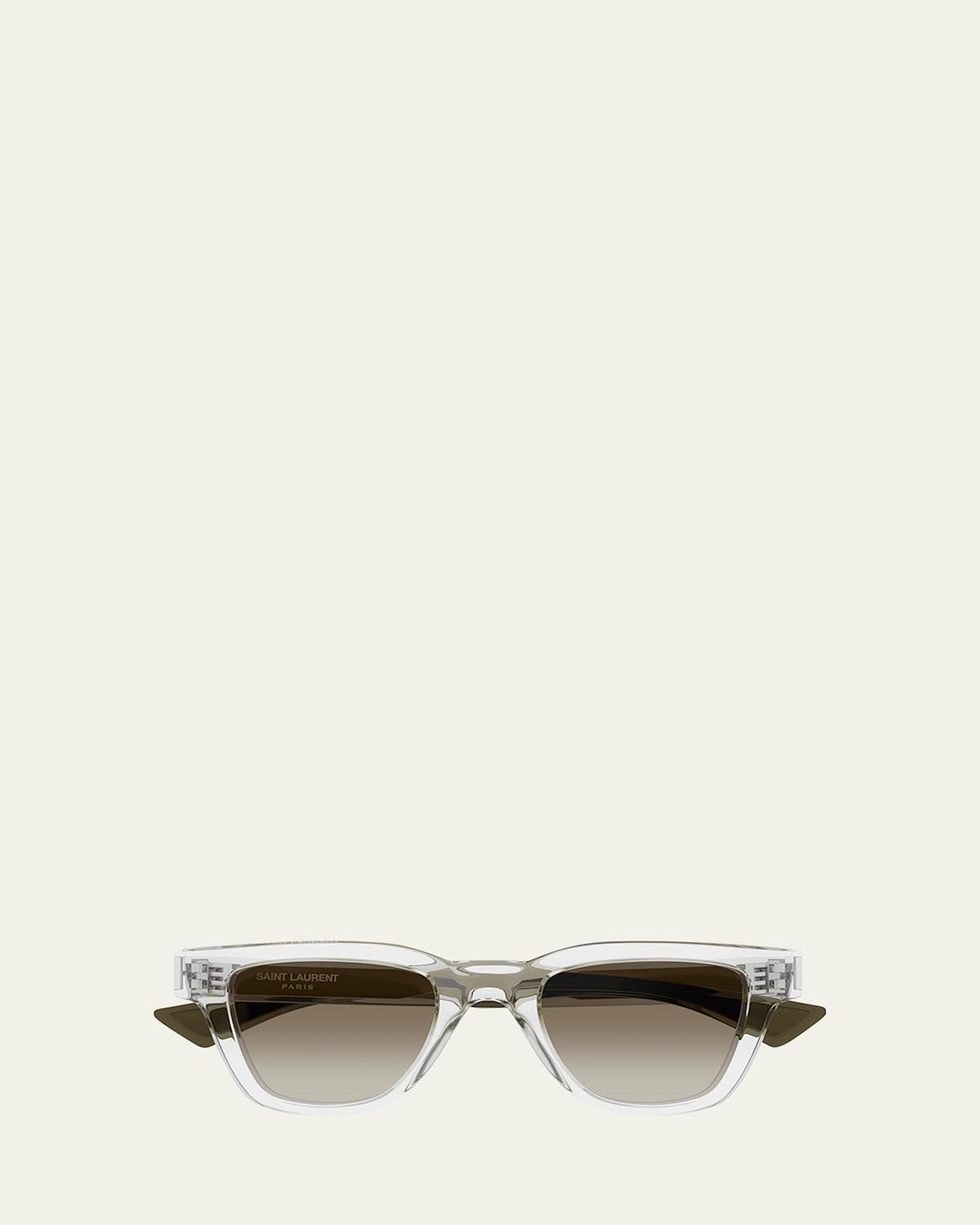 Mens SL 789 Jacquesm Acetate Rectangle Sunglasses Product Image