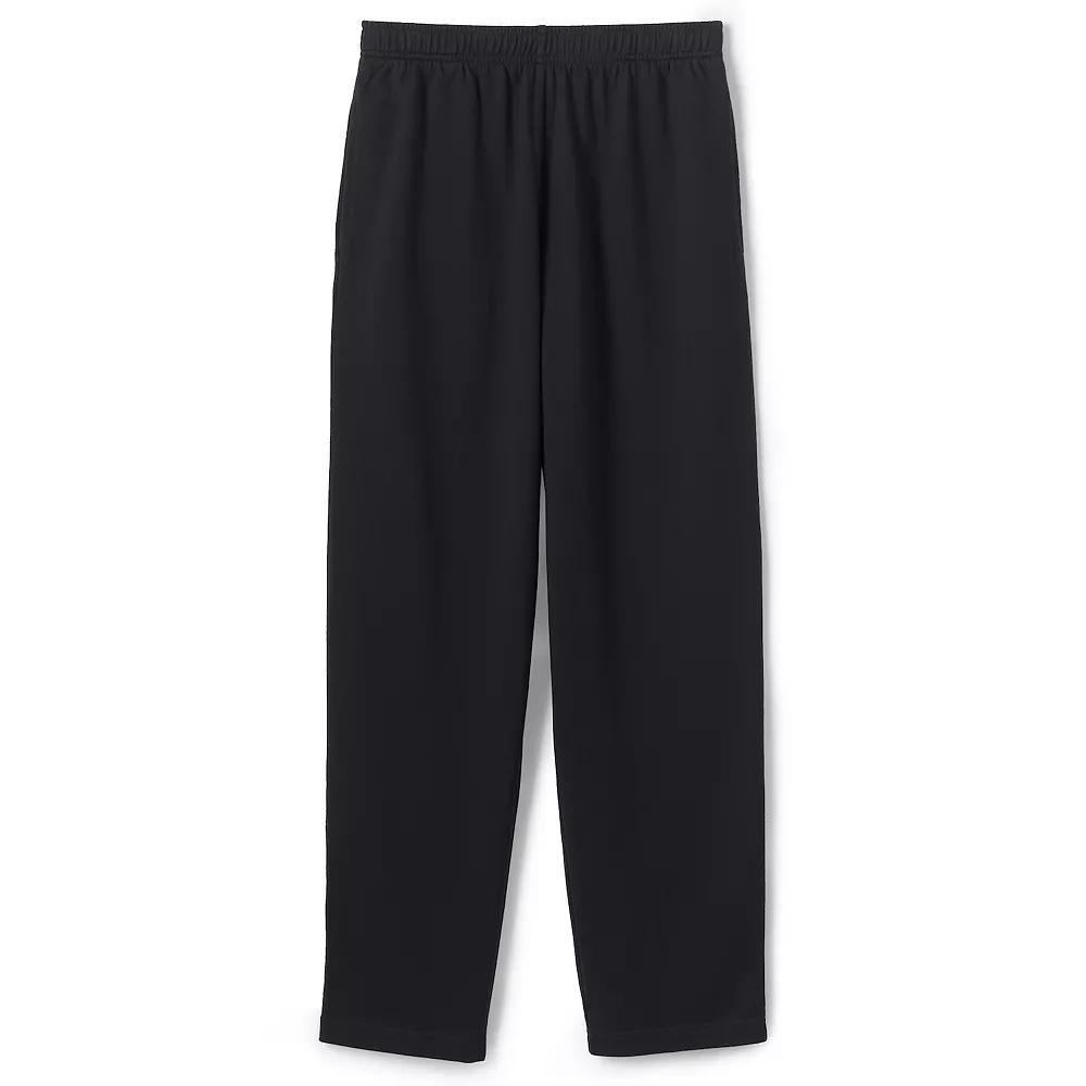 Men's Lands' End Jersey Knit Pants, Size: Large, Black Product Image