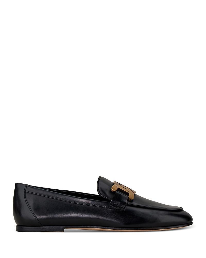 Leather Chain Slip-On Loafers Product Image