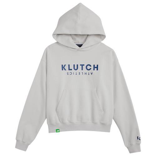 New Balance Mens Klutch Pullover Hoodie - Green/White Product Image