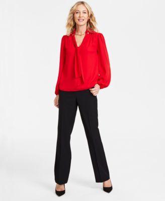 I.n.c. International Concepts Womens Mid-Rise Bootcut Pants, Created for Macys Product Image
