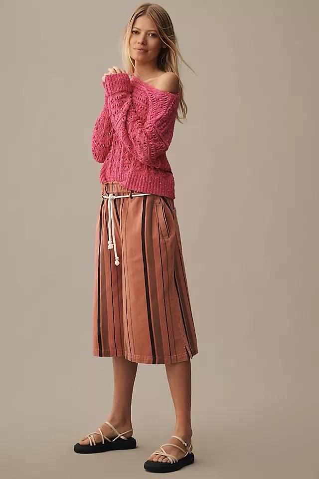 The Palmer Open-Stitch Pullover Sweater by Pilcro Product Image