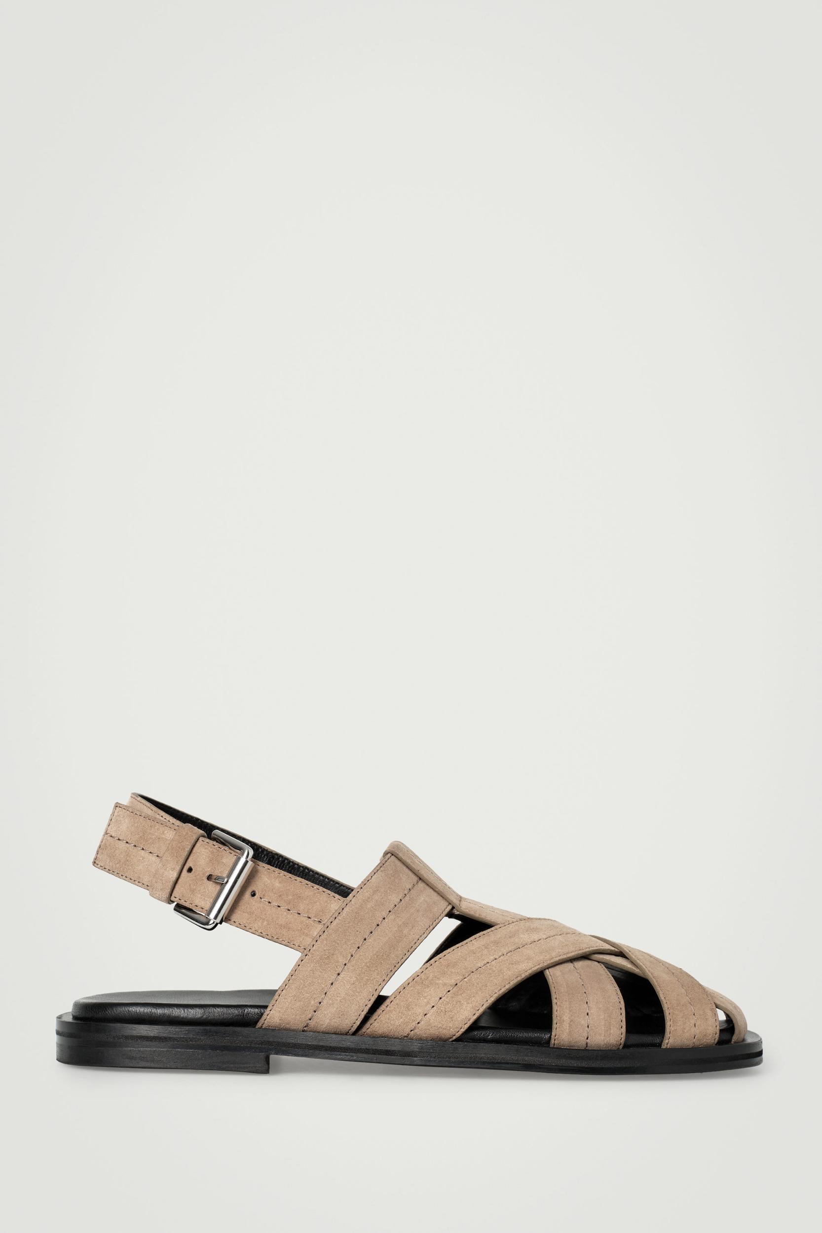 SUEDE FISHERMAN SANDALS Product Image