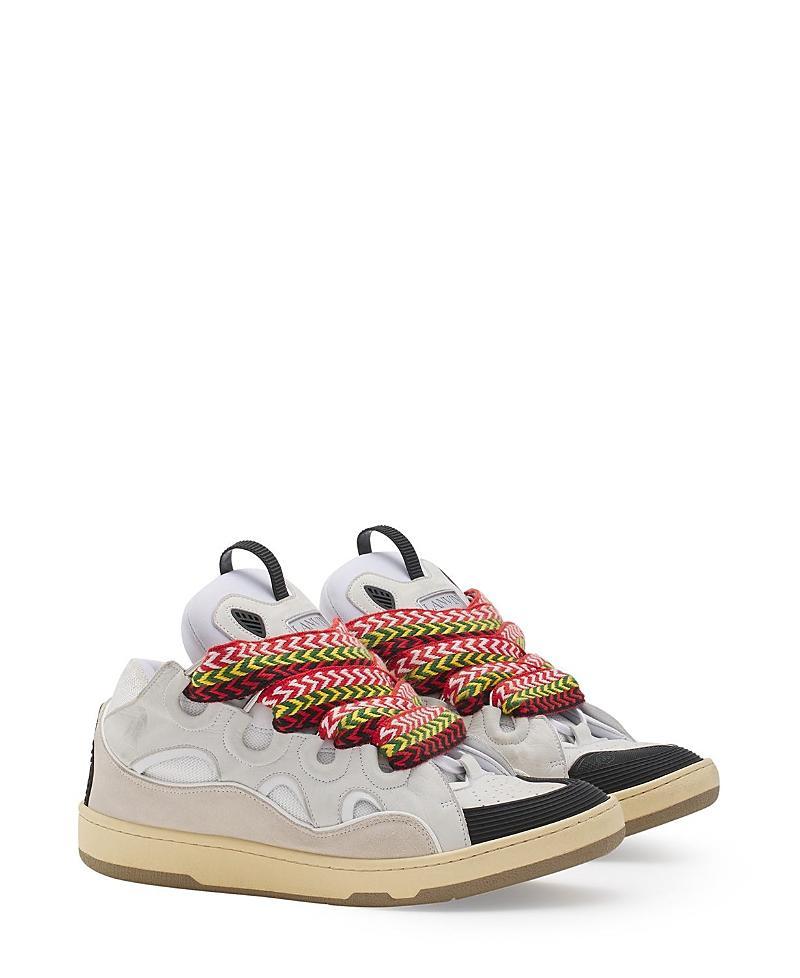 Lanvin Unisex Leather Curb Sneakers Product Image