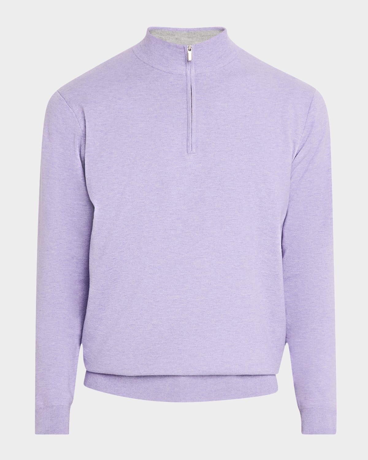 Mens Coolspun Quarter-Zip Sweater Product Image