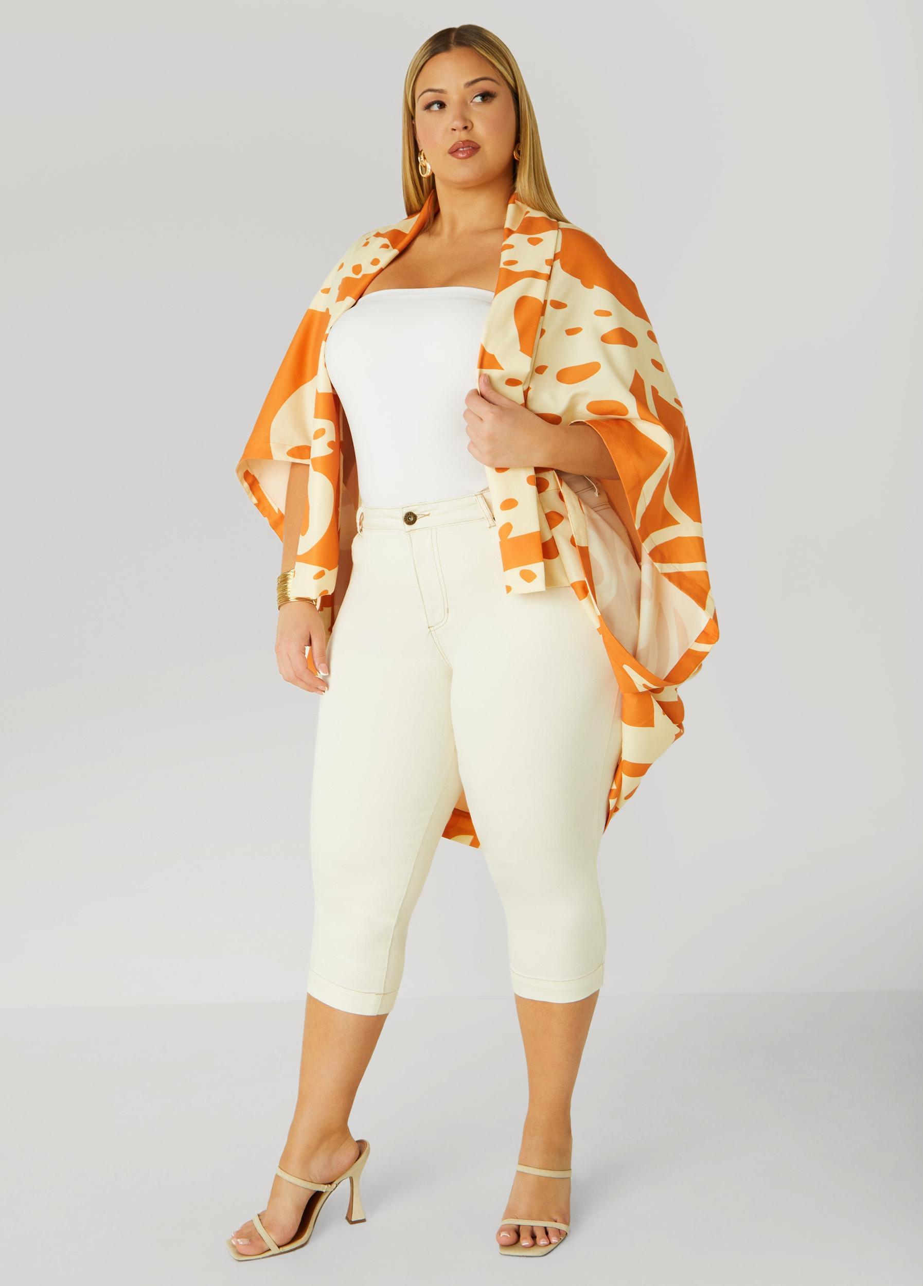 Palm Print Kimono Product Image