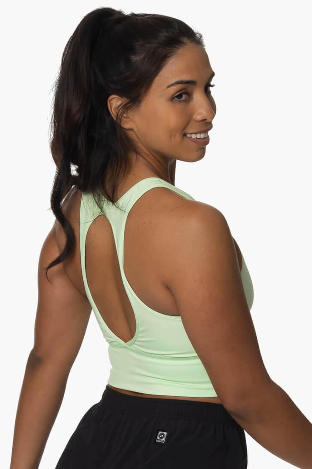 Rae Sports Bra - Turquoise Female Product Image