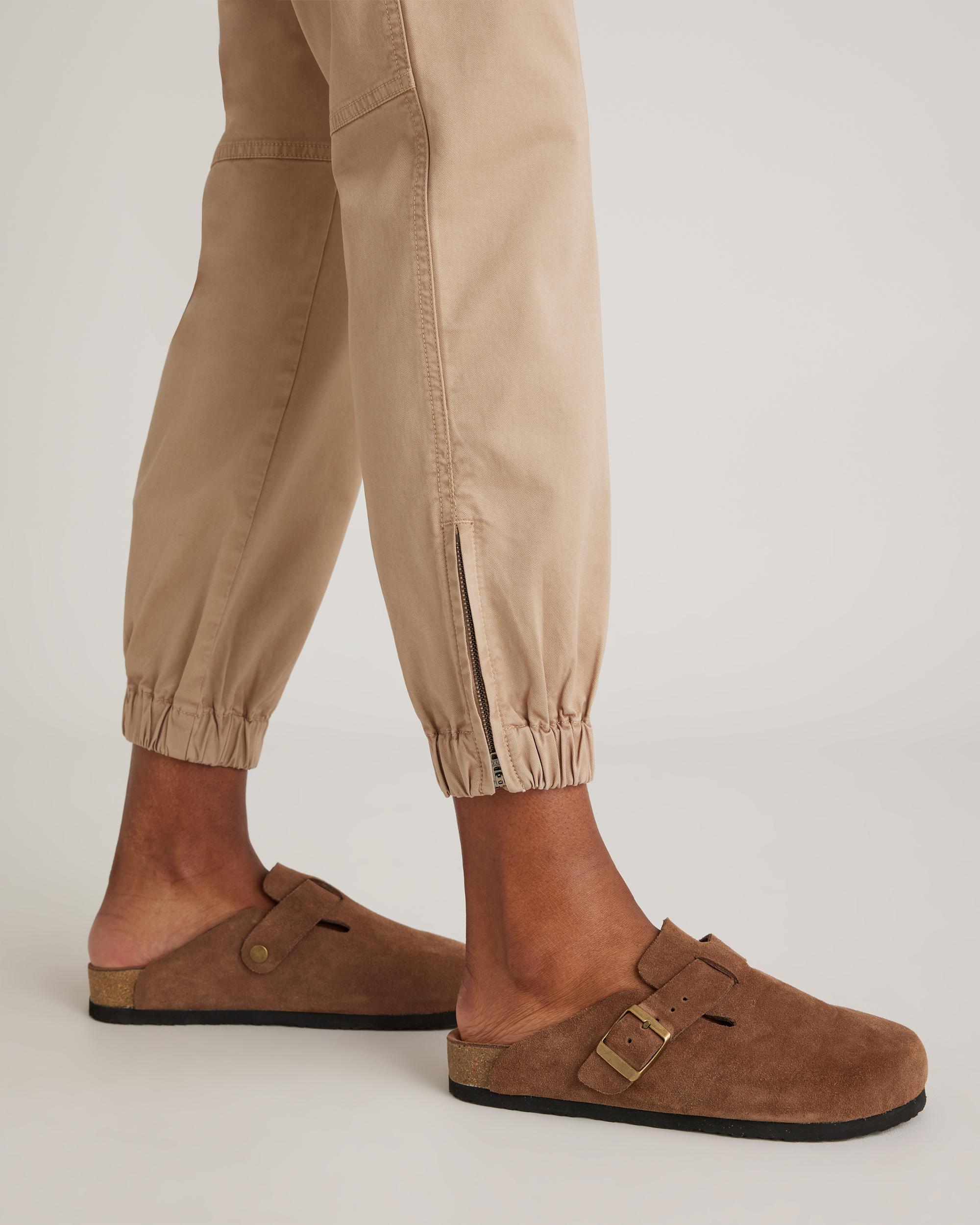 Quince | Women's Organic Stretch Cotton Twill Utility Jogger Organic Cotton Product Image
