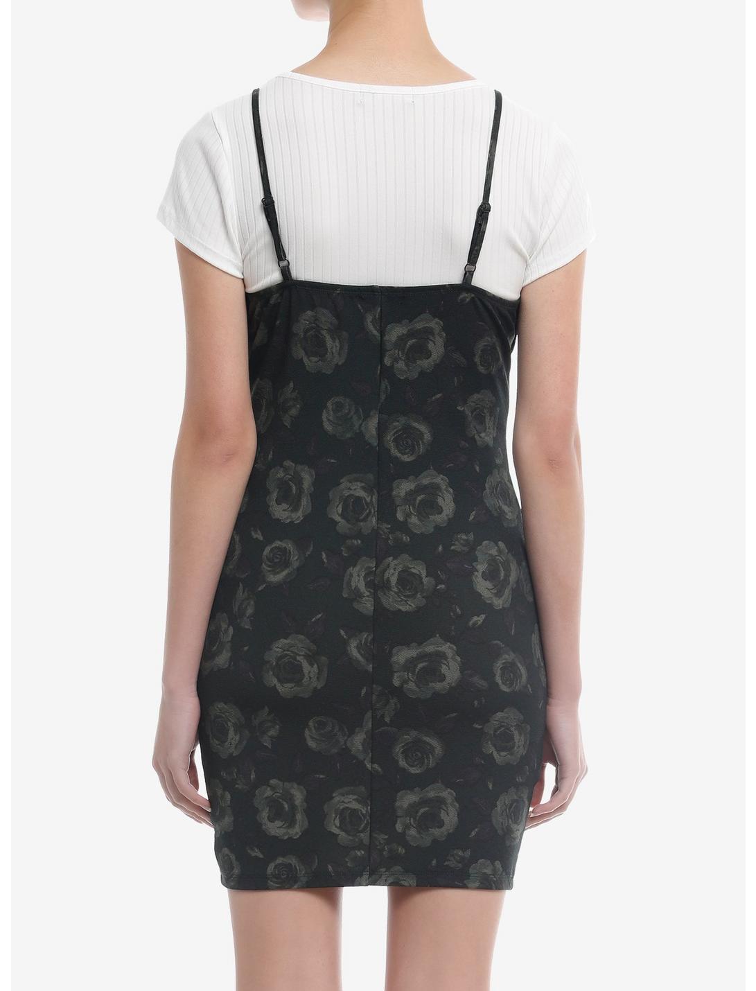 Thorn & Fable Green Rose Twofer Dress Product Image