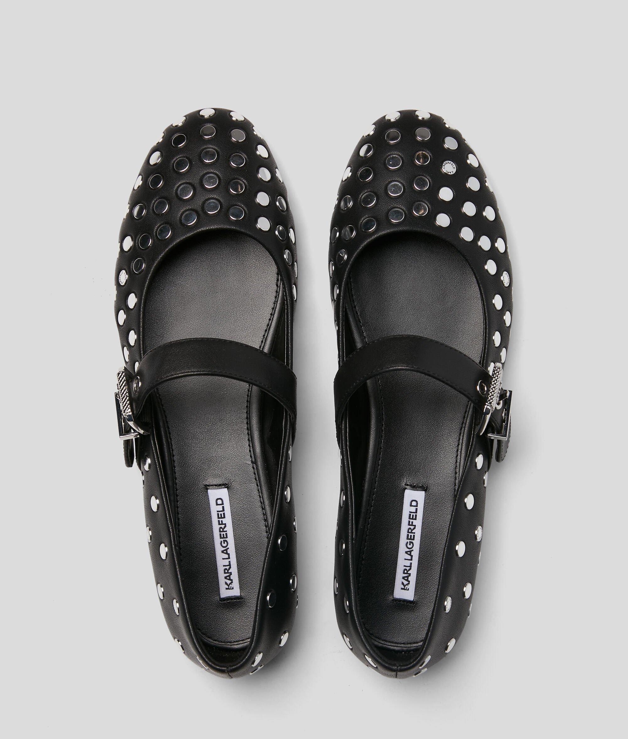 KARO STUDDED BALLET FLATS Product Image