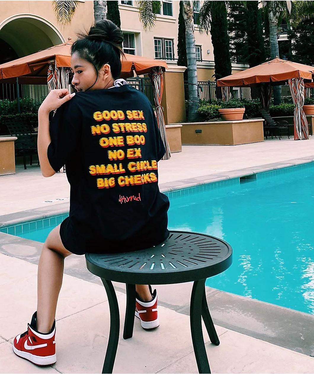 4Hunnid Good Sex Black T-Shirt Product Image