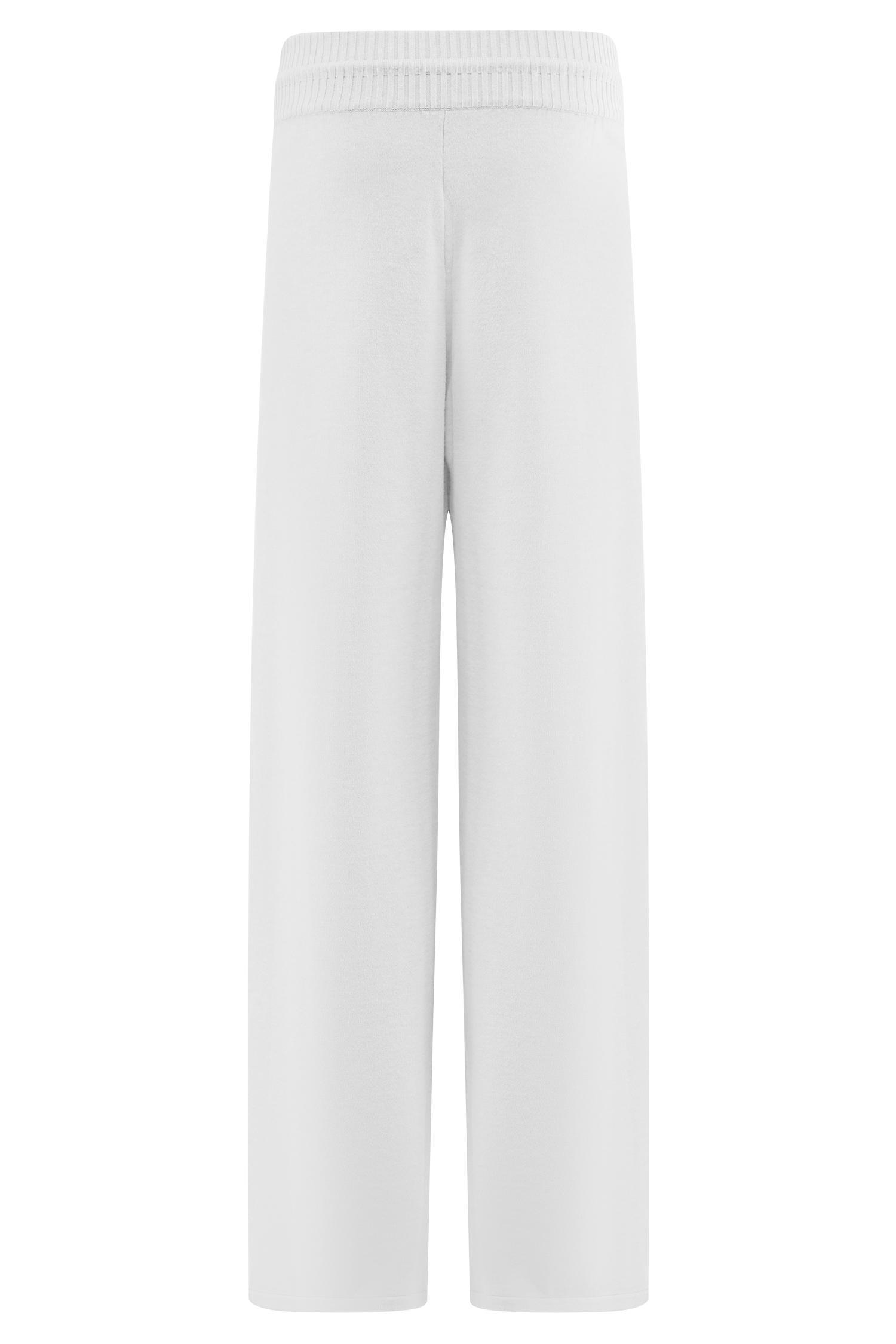 Natalya Knit Wide Leg Pants - Heather Grey Marle Product Image