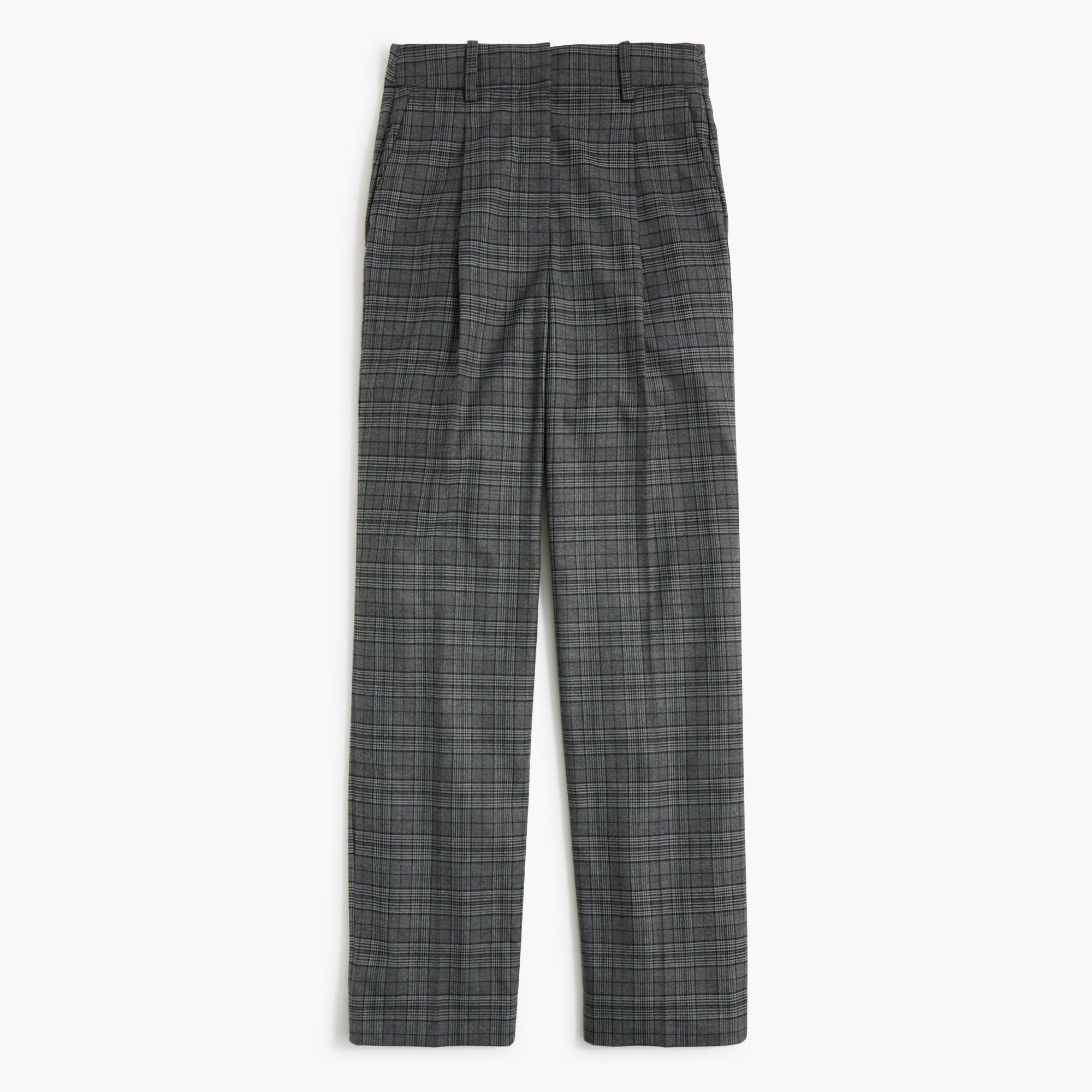 Patterned pleated trouser Product Image