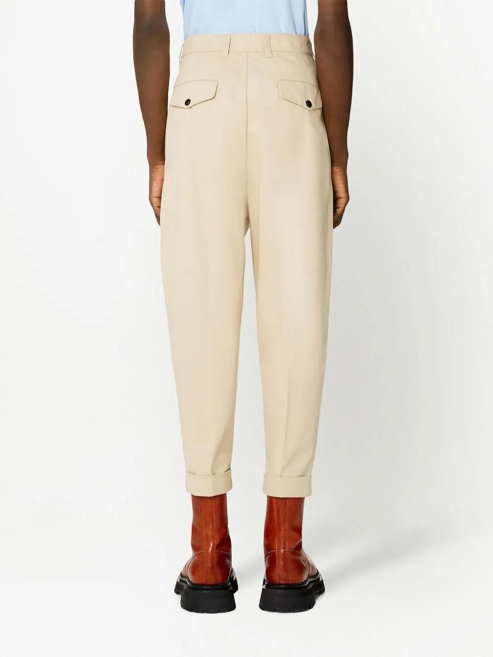 drop-crotch carrot trousers Product Image
