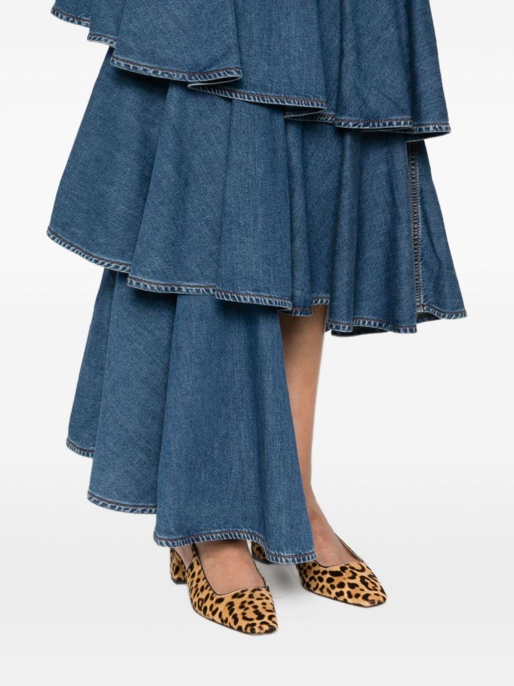 ruffled tiered skirt Product Image