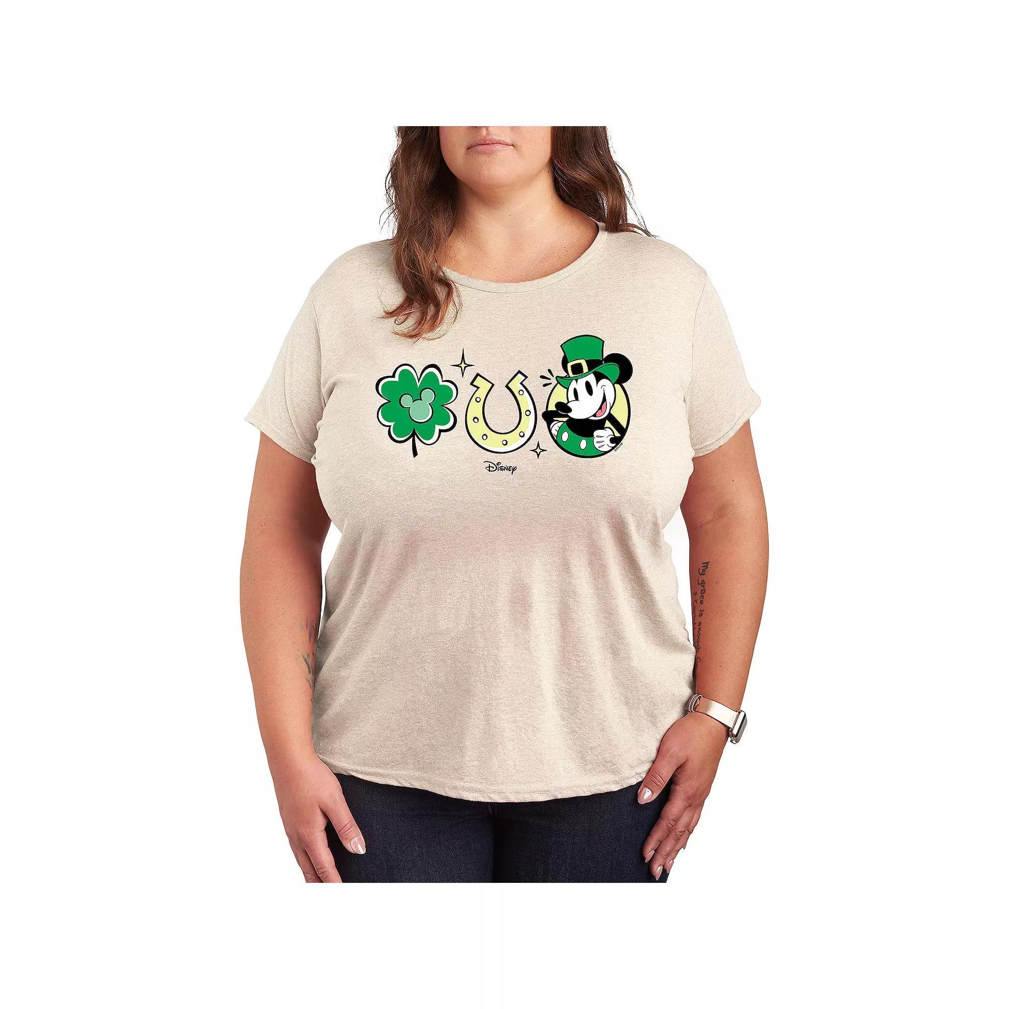 Plus Vintage Mermaid Graphic Tee, Womens Grey Green Product Image