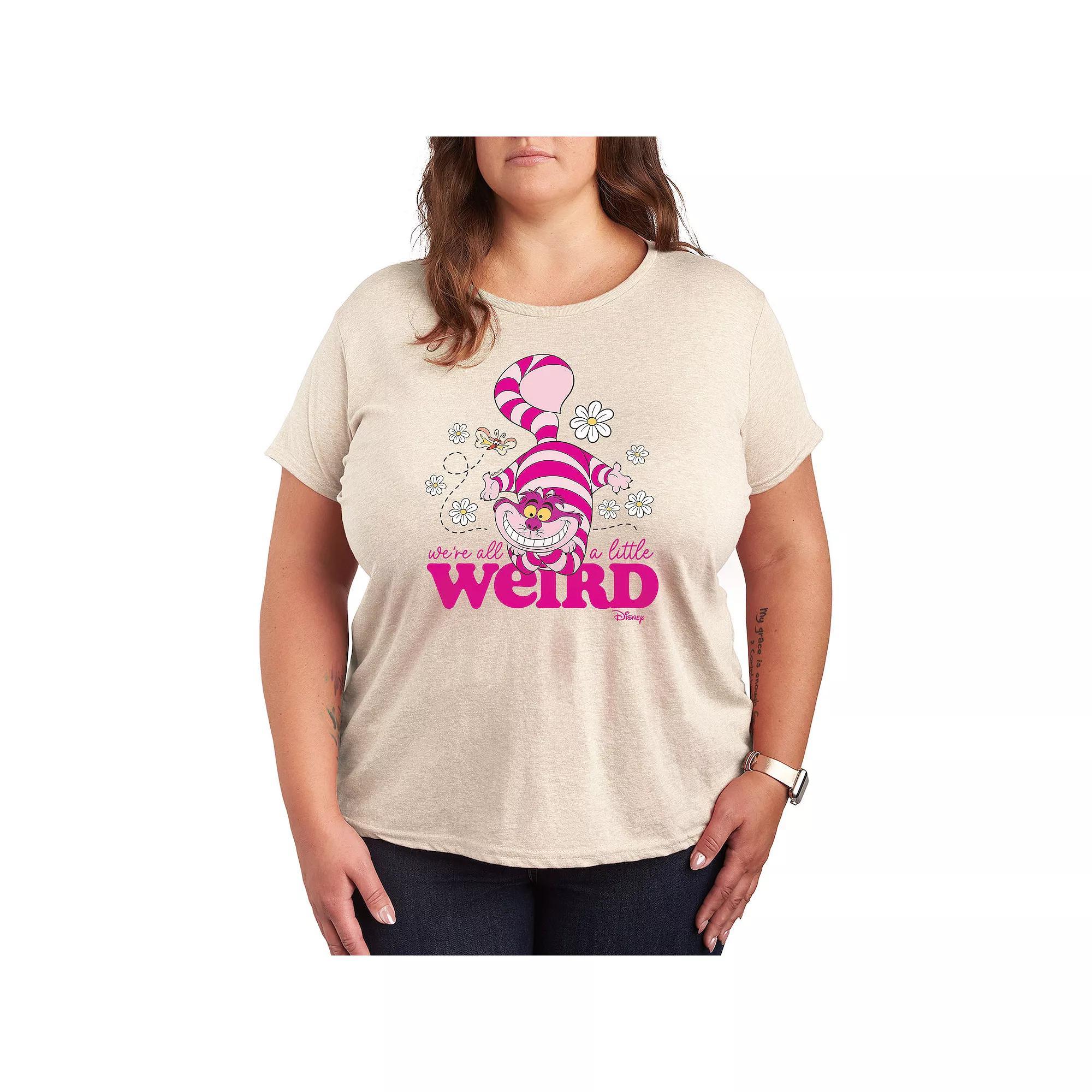 Plus Love Heart Graphic Tee, Womens Product Image