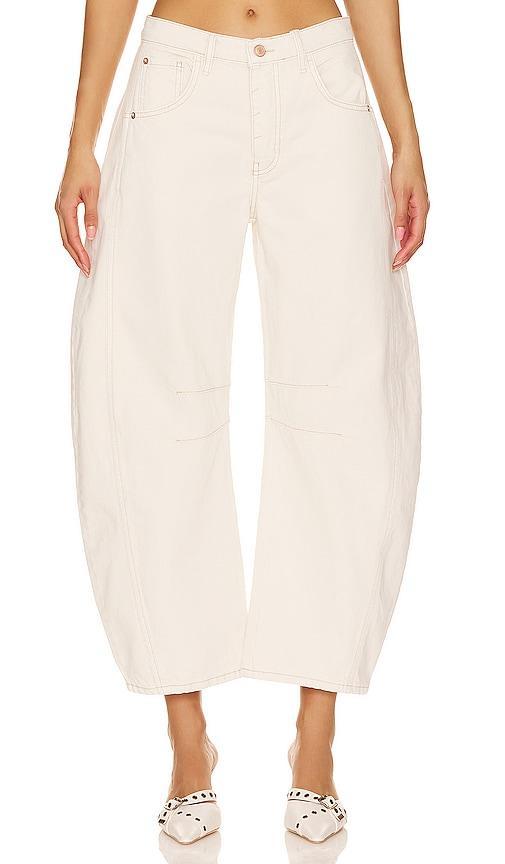 Free People We The Free Good Luck Mid Rise Cropped Barrel Jeans Product Image