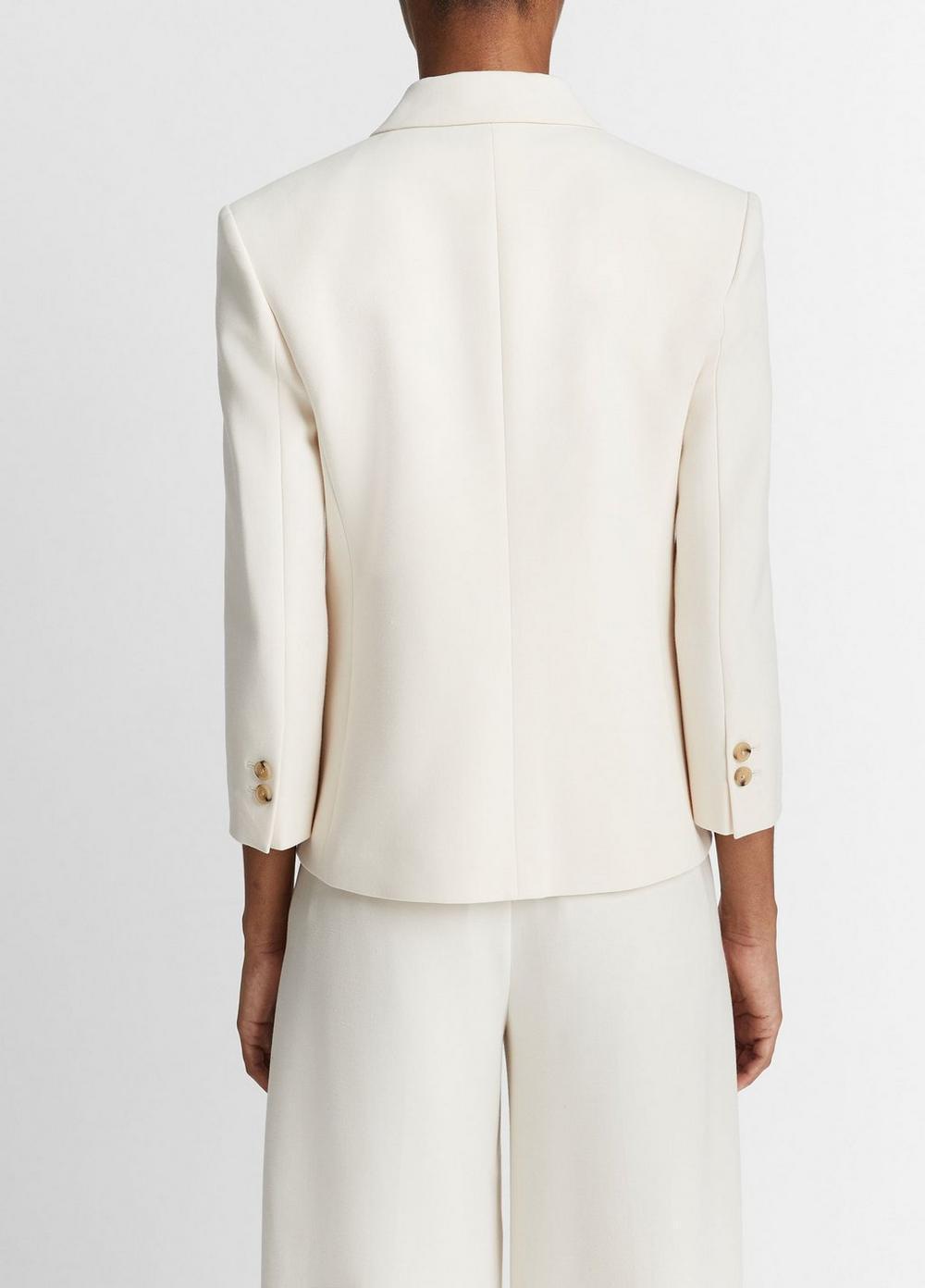 Womens Shrunken Blazer, Graphite, Size 12 Vince Product Image