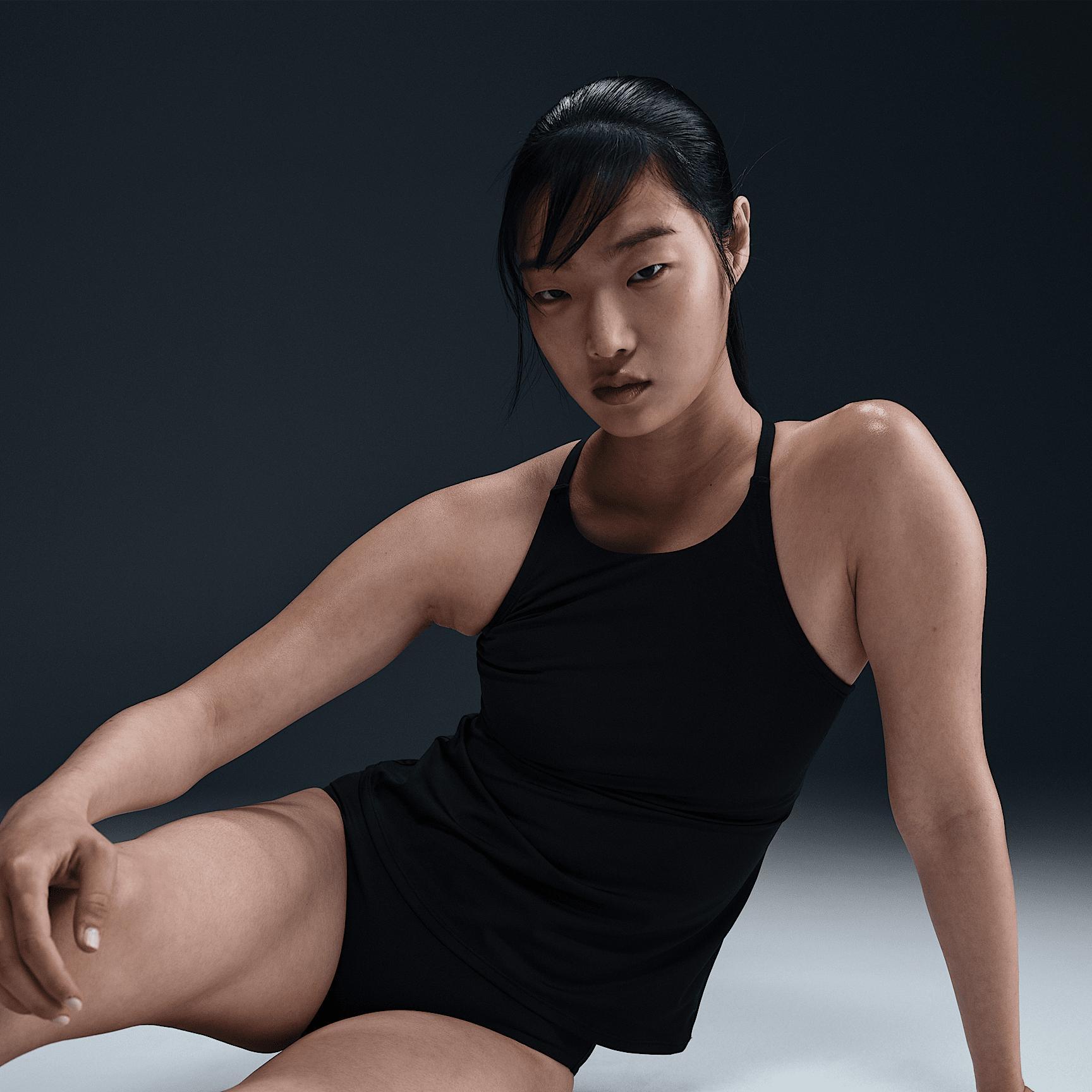 Nike Women's Swim Essential Lace-Up High-Neck Tank Topini Product Image
