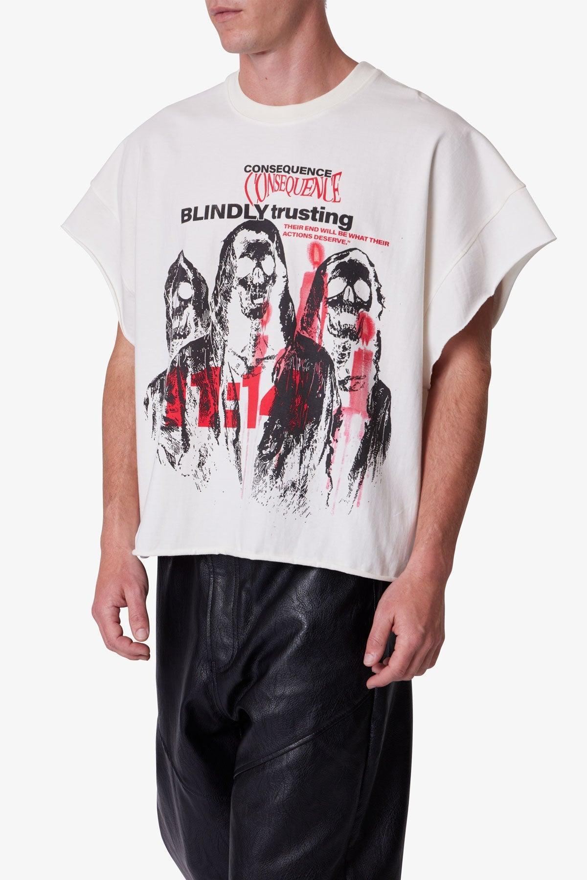Grim Cutoff Tee - Off White Product Image