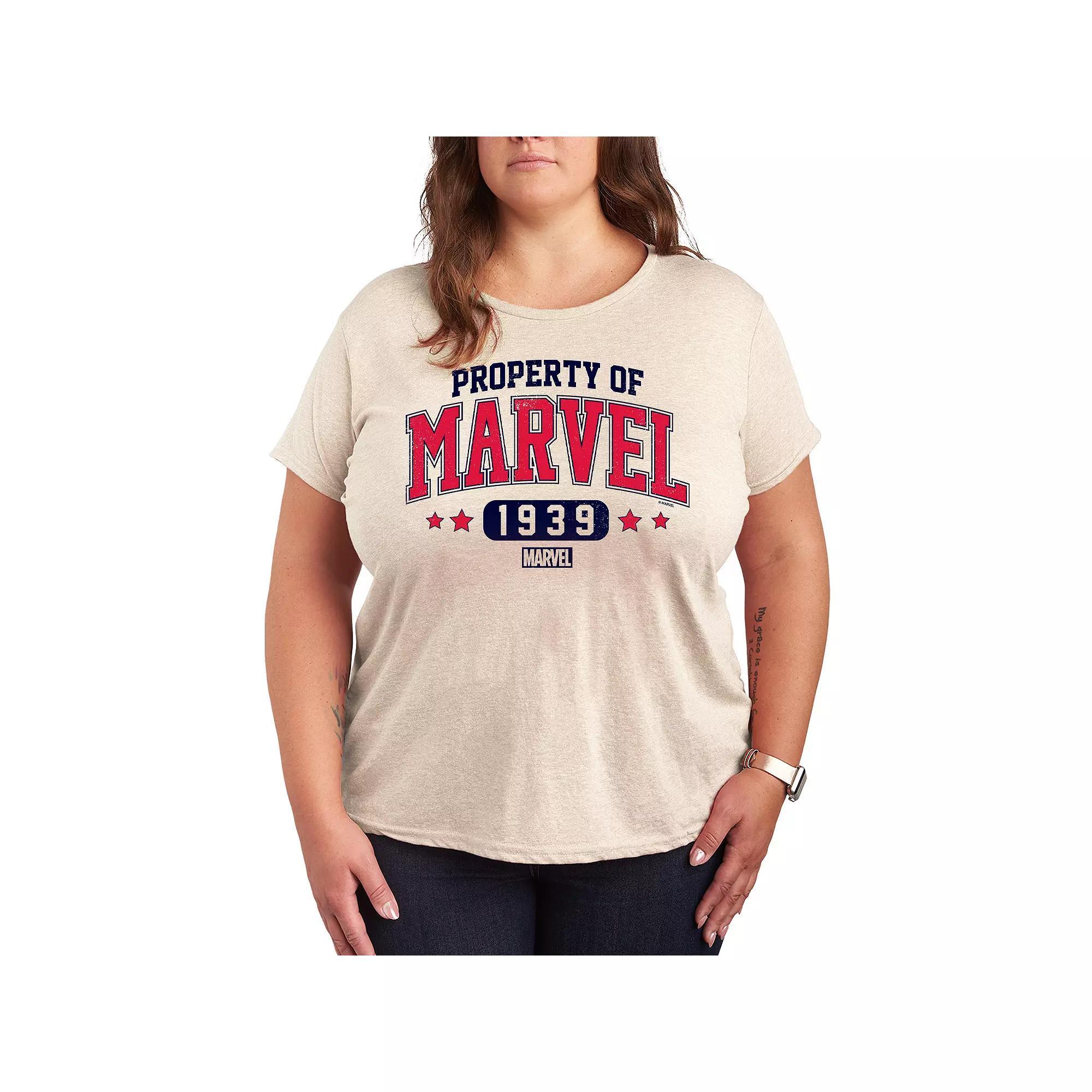 Plus Size Marvel Property of Marvel Graphic Tee, Womens Product Image