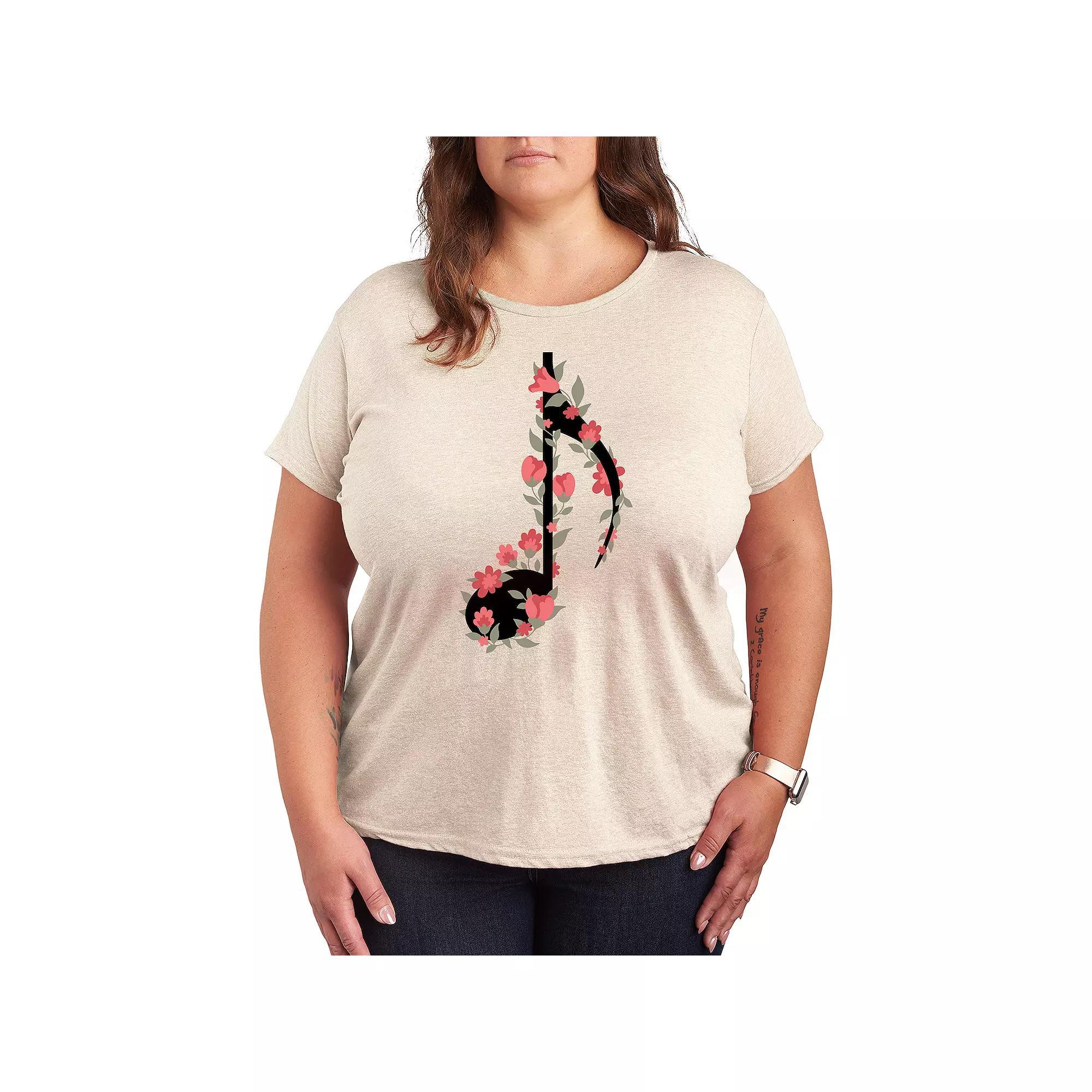 Plus Peanuts Cool Joe Blinded By Love Graphic Tee, Womens Product Image