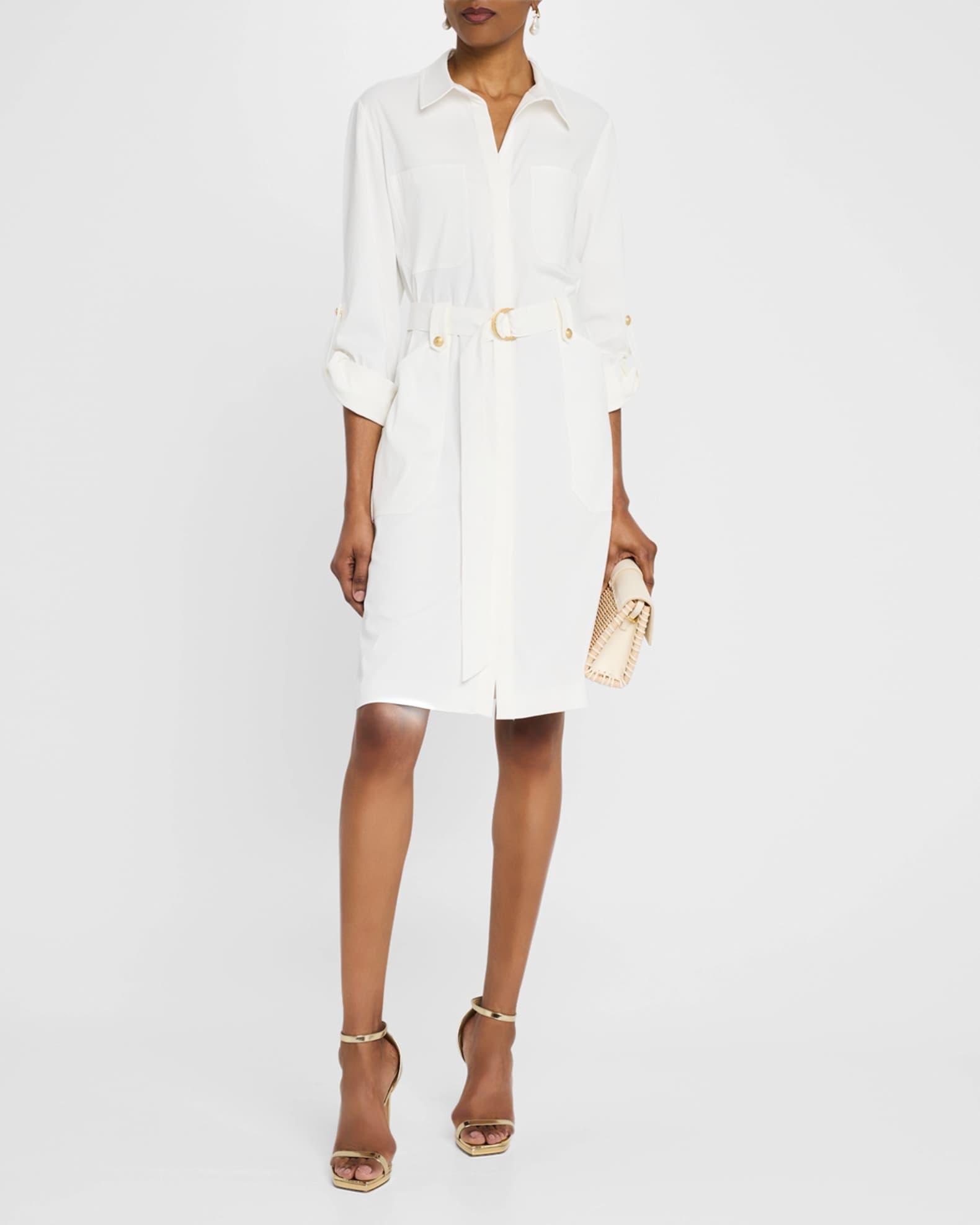 Caryss Belted A-Line Shirtdress Product Image