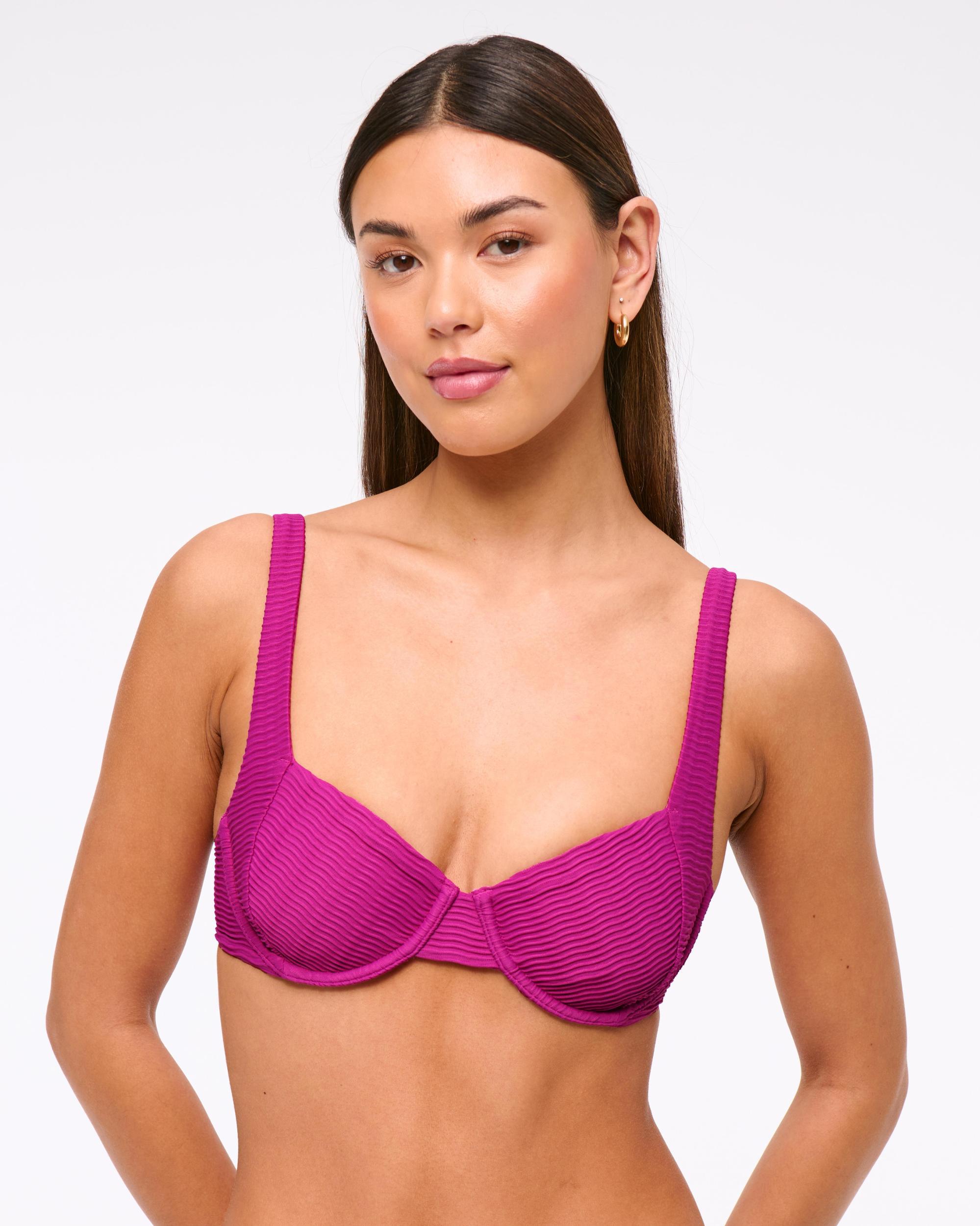 Wide Strap Underwire Bikini Top Product Image