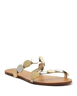 Womens Acacia Disc-Embellished Leather Sandals Product Image